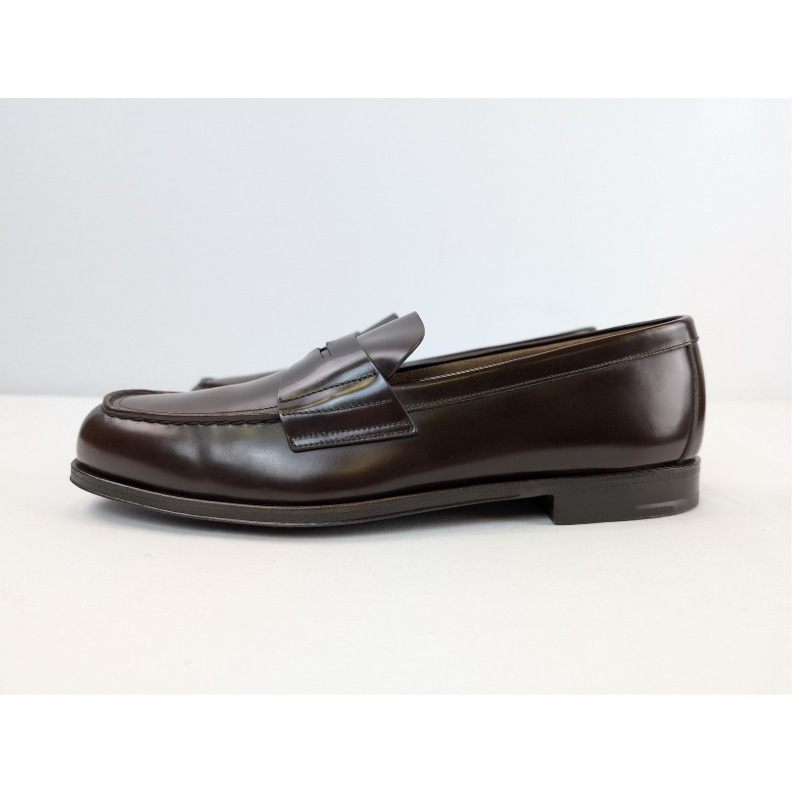 Prada o1rshd1 Brushed Leather Loafers Boots in Bruciato Size US 11.5 / EU 44-45 - 10 Thumbnail