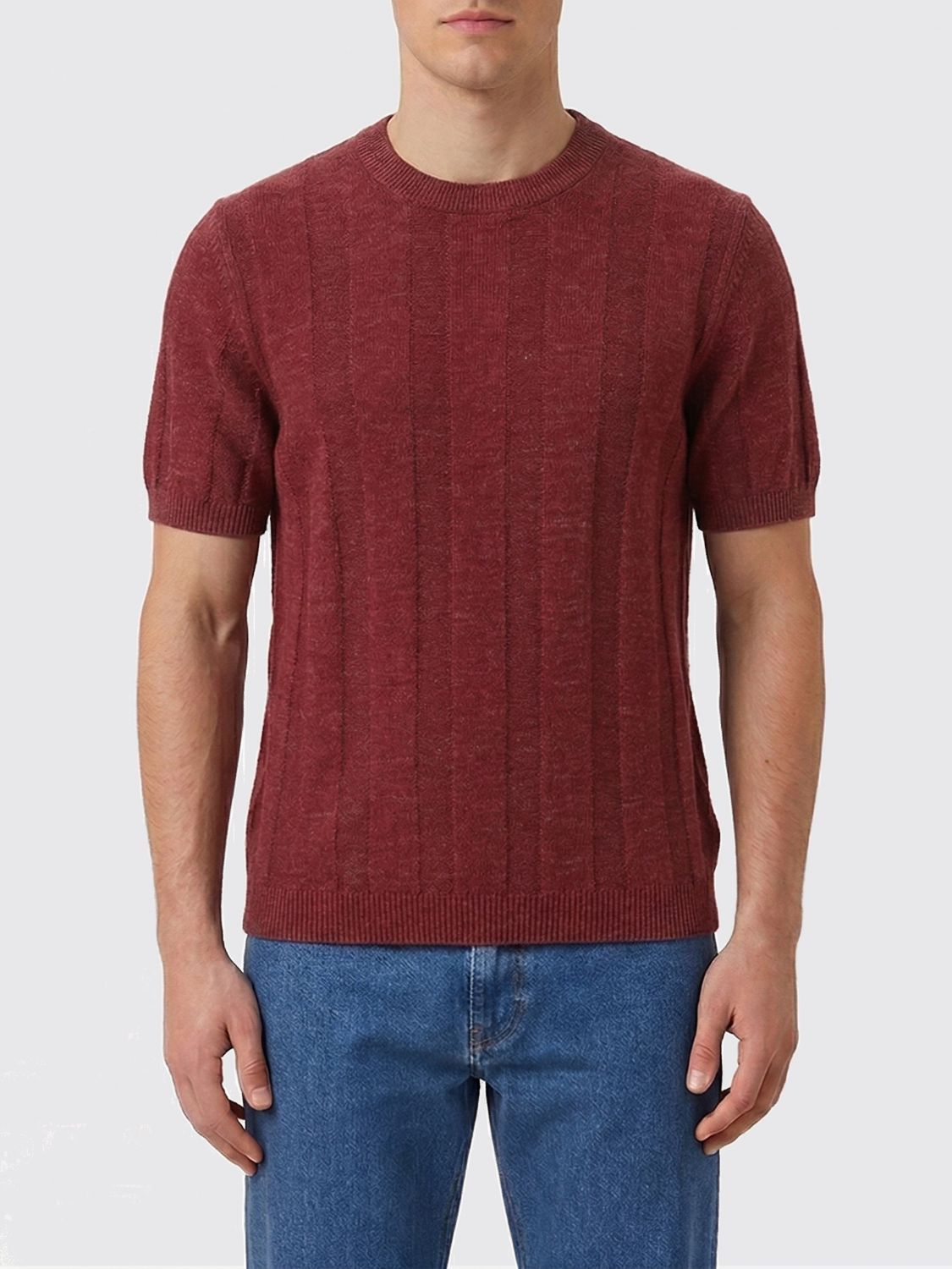 Brunello Cucinelli Brunello Cucinelli Sweater Men Cherry Size US M / EU 48-50 / 2 - 1 Thumbnail