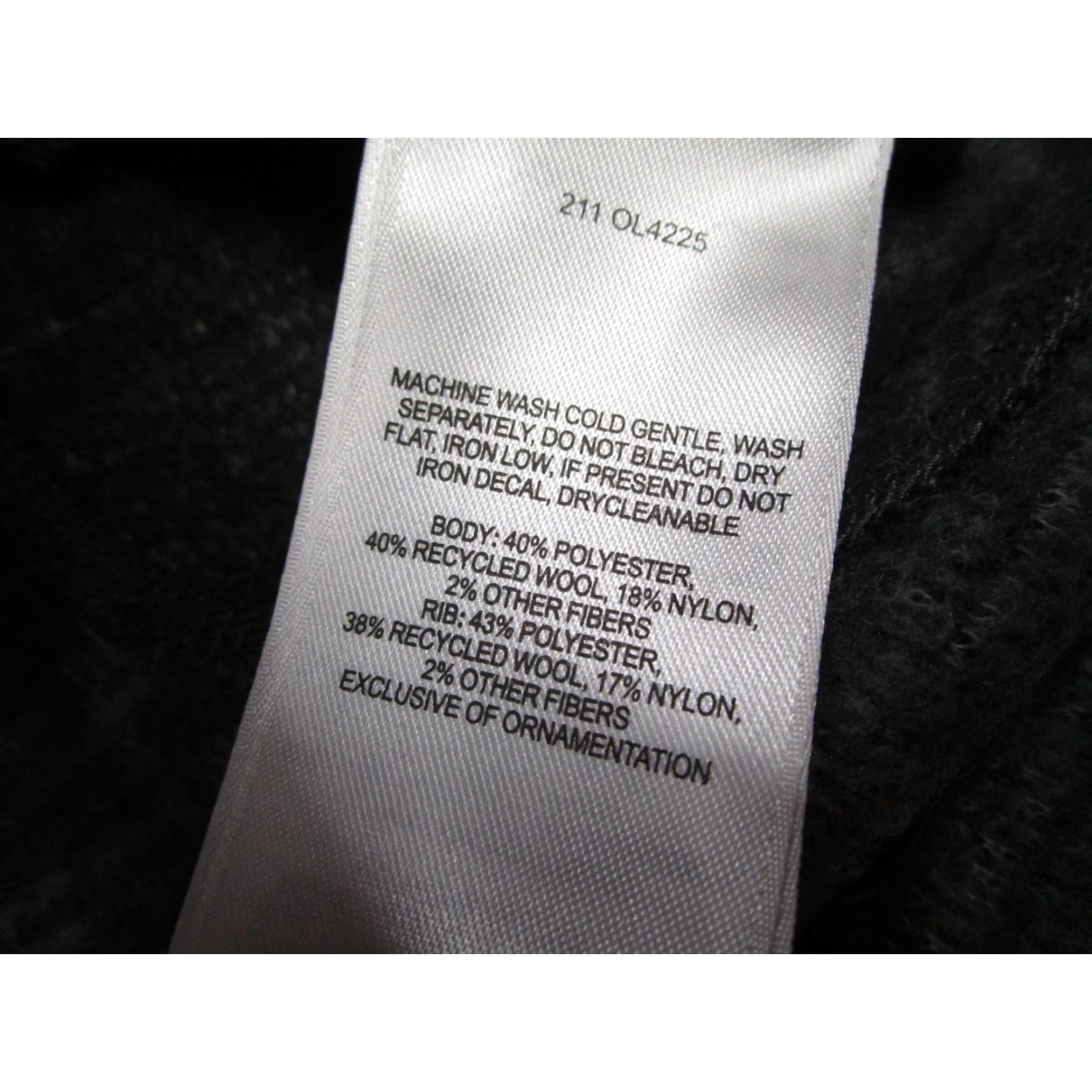Mountain Hardwear Mountain Hardwear Jacket Womens Medium Gray Full Zip Hooded Recycled Wool Blend Size M / US 6-8 / IT 42-44 - 4 Thumbnail