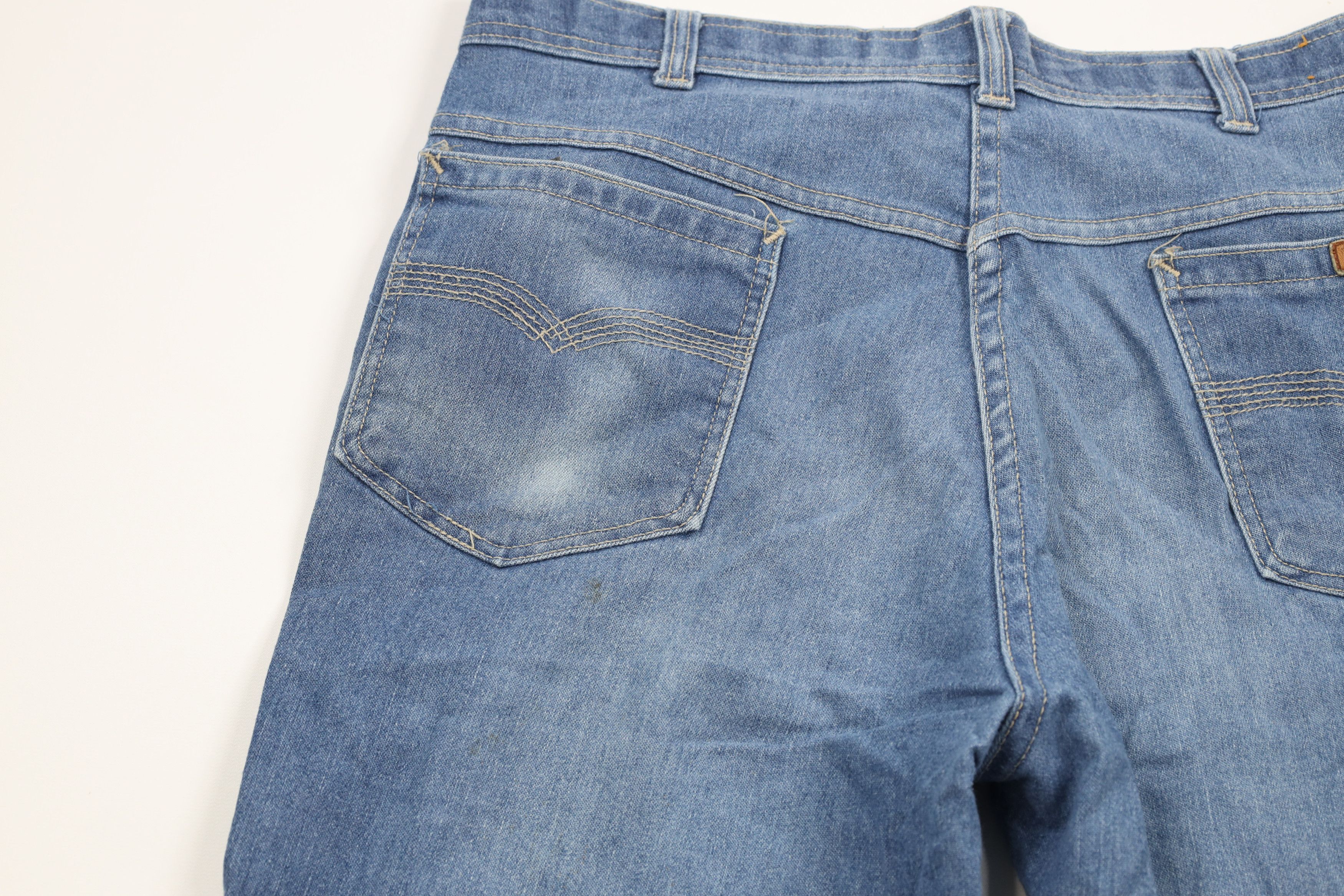 Vintage Vintage 70s Streetwear Wide Leg Bell Bottoms Jeans USA Size US 34 / EU 50 - 15 Thumbnail