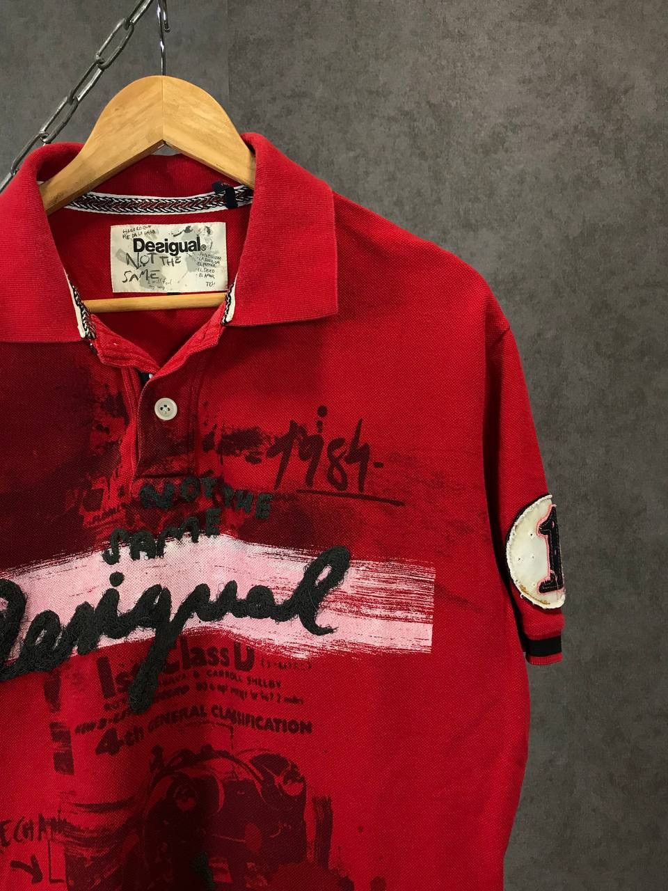 Desigual Desigual art designer polo tee Size US XL / EU 56 / 4 - 2 Thumbnail