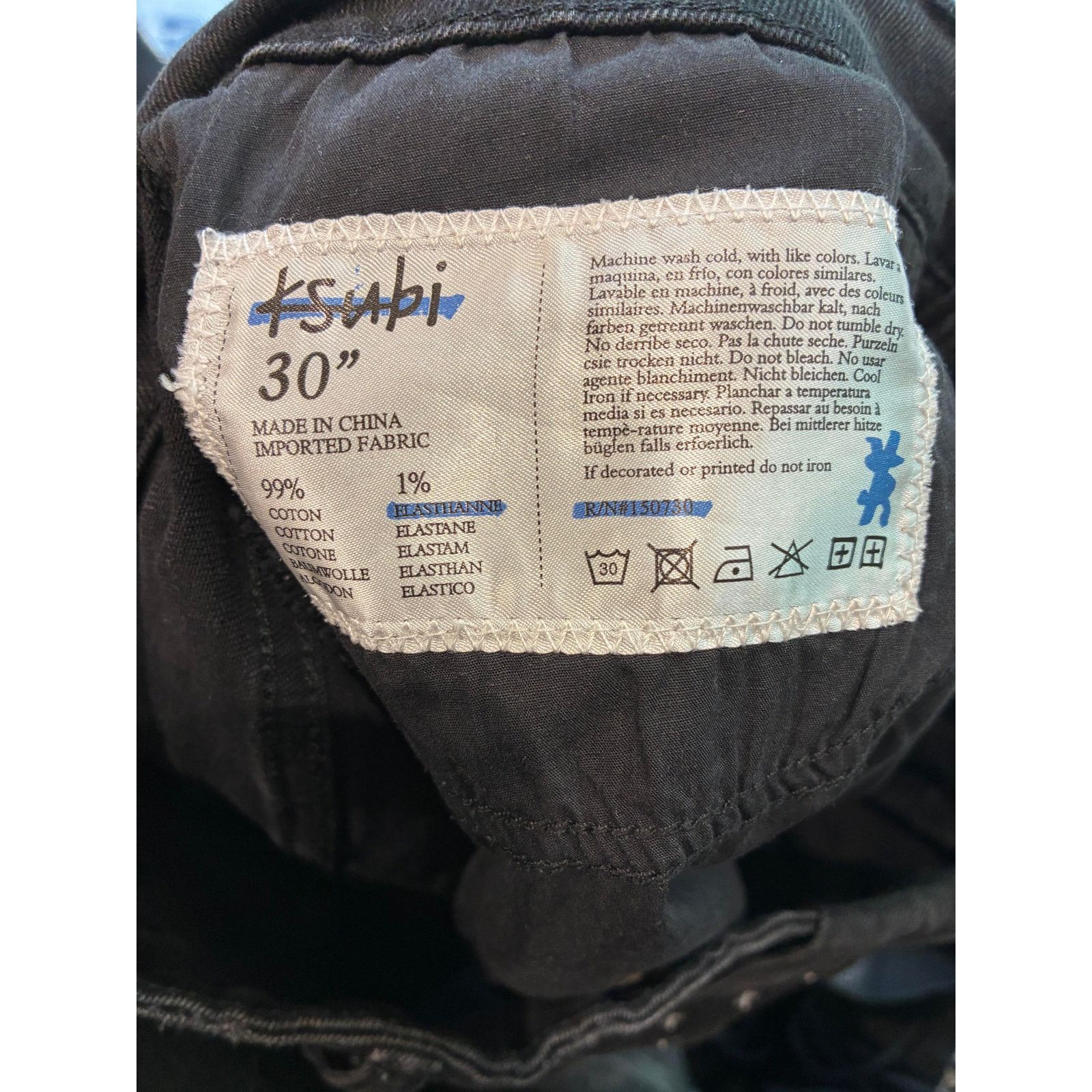 Ksubi Ksubi Jeans Black Shorts Size US 30 / EU 46 - 3 Thumbnail