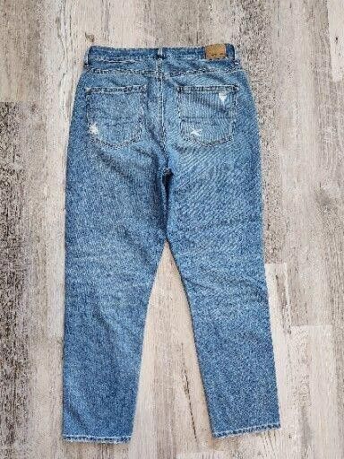 Designer American Eagle Mom Jeans Sz 8 Comfort Stretch Waistband Size 30" / US 8 / IT 44 - 2 Thumbnail