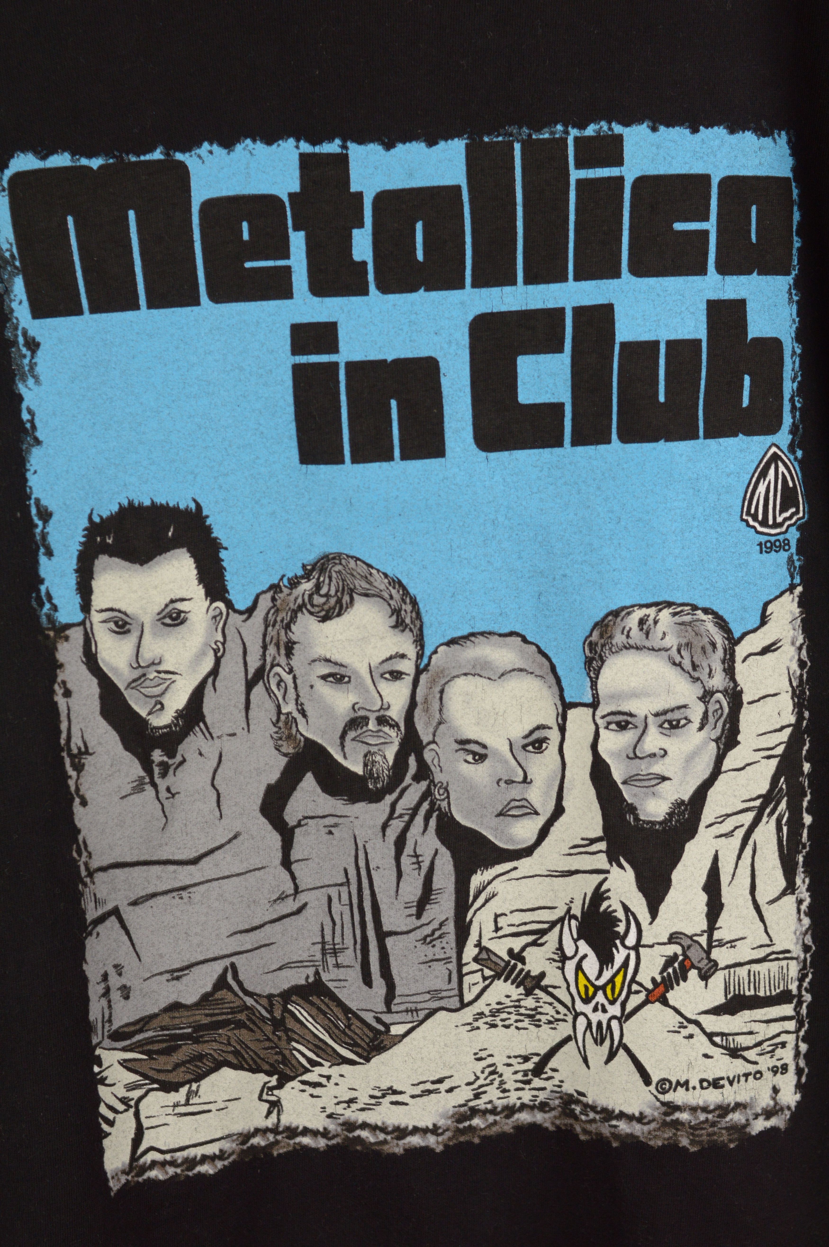 Metallica × Vintage Metallica In Club Stubborn Club Member 1998 t shirt Size US XL / EU 56 / 4 - 4 Thumbnail