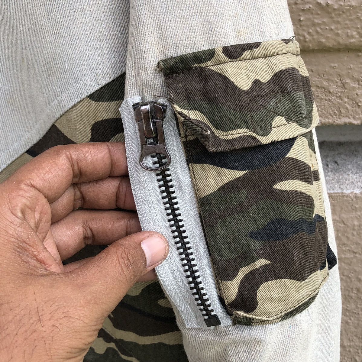 Vintage Vintage ABM Camo Design lined Quilted Bomber Jacket Size US L / EU 52-54 / 3 - 7 Thumbnail