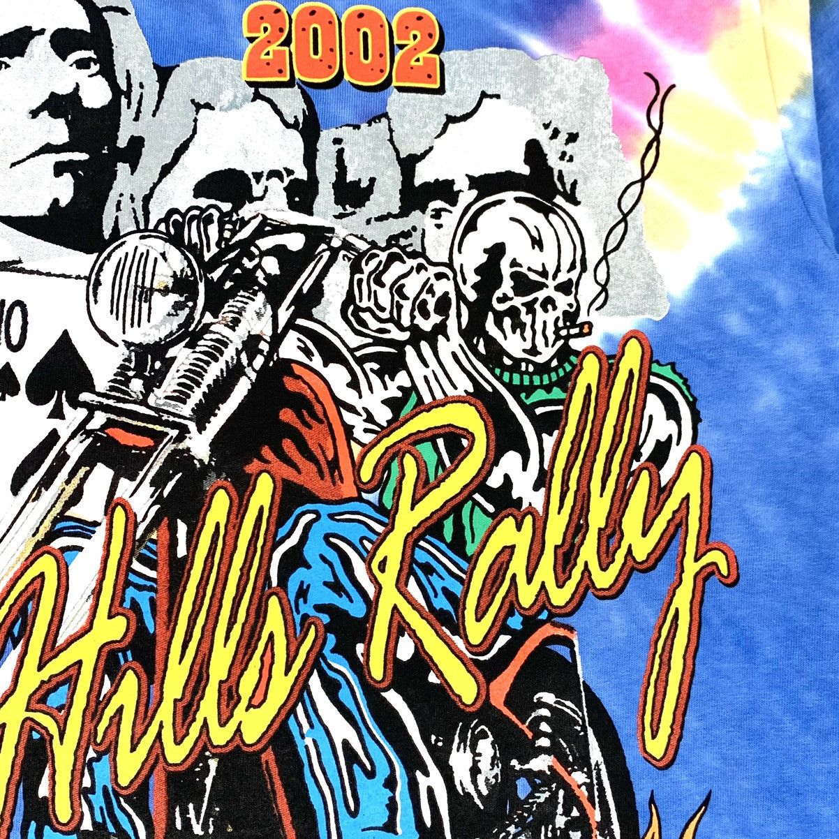 Warren Lotas 2024 WARREN LOTAS STURGIS ROYAL FLUSH TIE-DYE T-SHIRT (L) Size US L / EU 52-54 / 3 - 6 Thumbnail