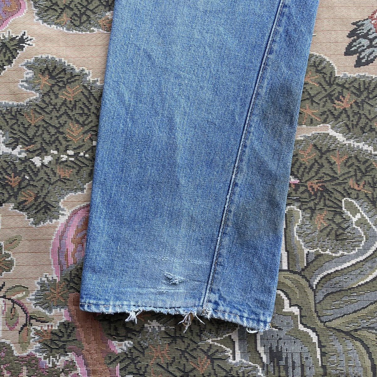 Levi's Thrashed Vintage Levi's 501 Rindem Button 6 Distressed Jeans Size US 34 / EU 50 - 17 Thumbnail