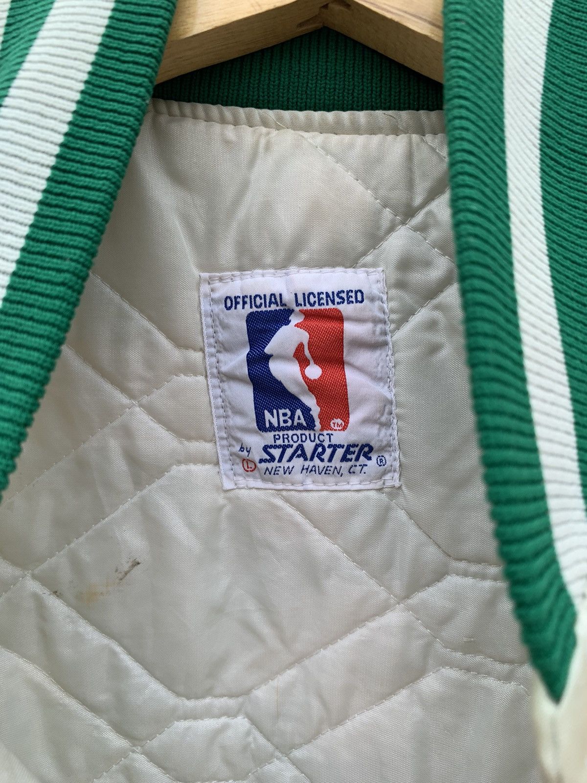 NBA × Starter STARTER VARSITY JACKET CELTICS Size US L / EU 52-54 / 3 - 3 Thumbnail