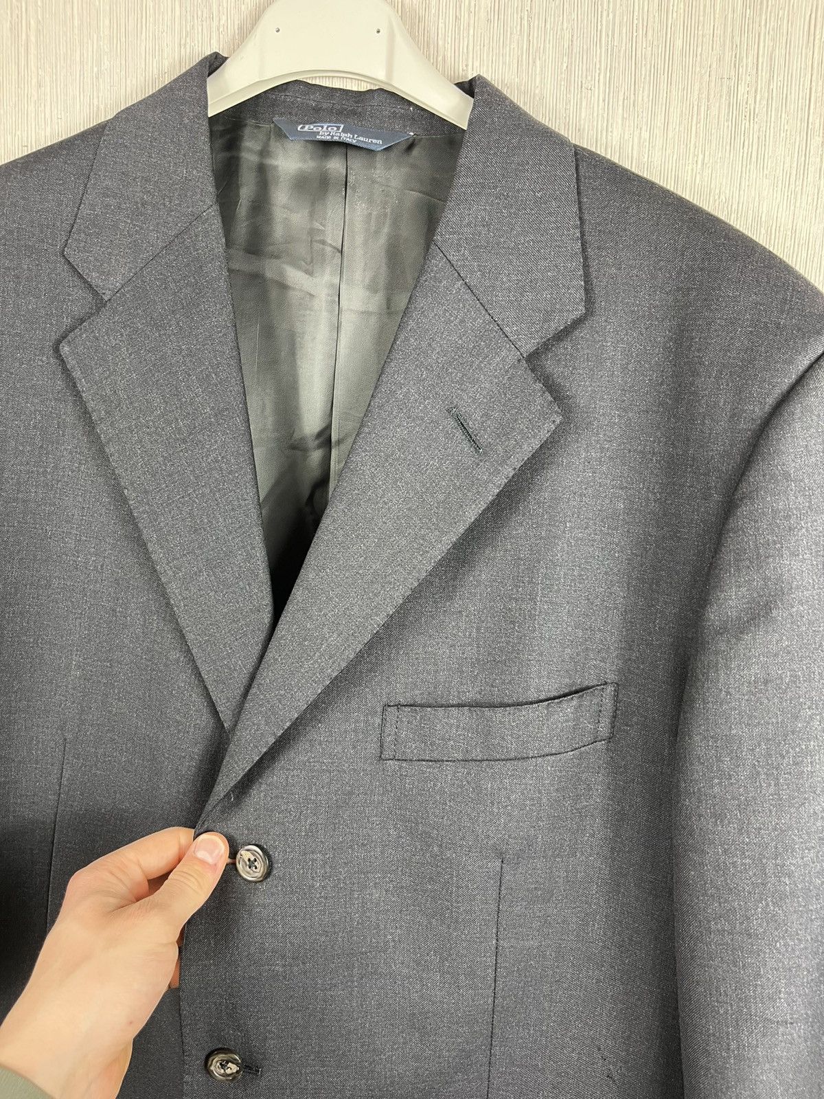 Polo Ralph Lauren × Ralph Lauren × Vintage Vintage Polo by Ralph Lauren extrafine wool blazer jacket Size 54L - 15 Thumbnail