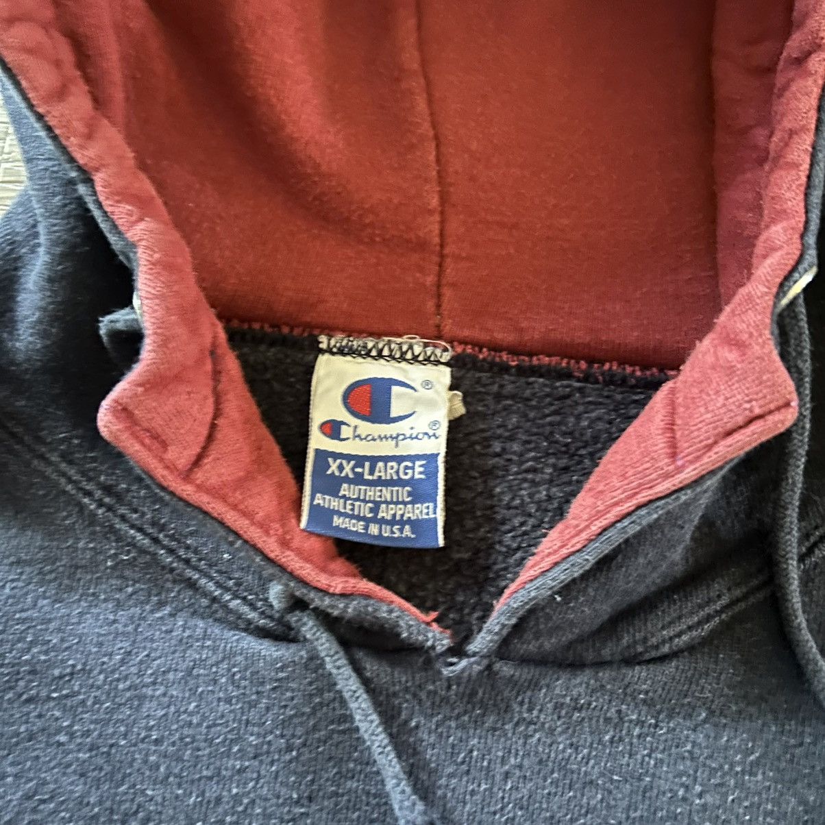 Champion × Vintage Vtg 80s Champion Hoodie Size US XXL / EU 58 / 5 - 2 Thumbnail