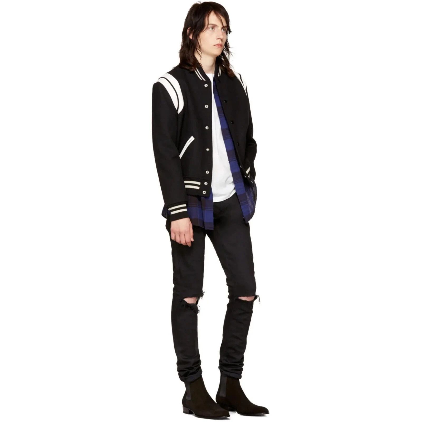 Saint Laurent Paris Checked Shirt Size US XS / EU 42 / 0 - 2 Thumbnail
