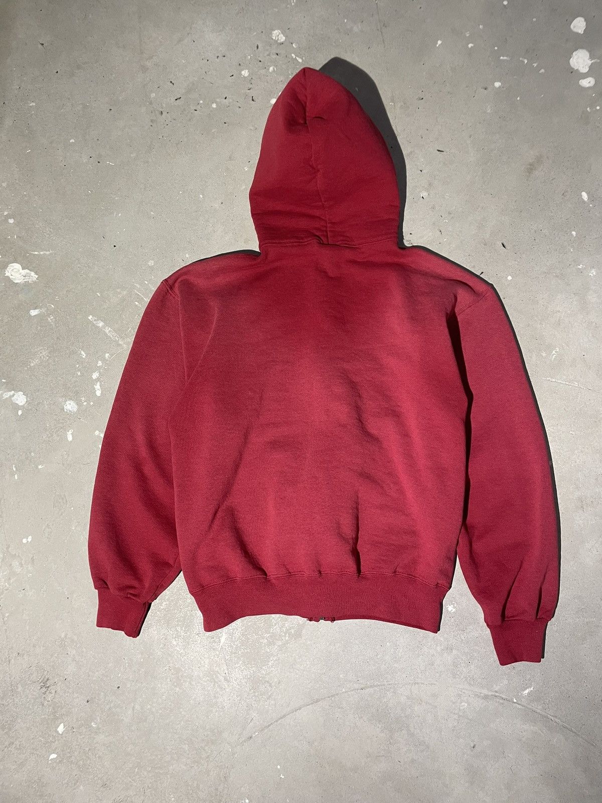 If Six Was Nine × Russell Athletic × Vintage Red Russell Athletic Zip Up Hoodie Size US M / EU 48-50 / 2 - 4 Thumbnail