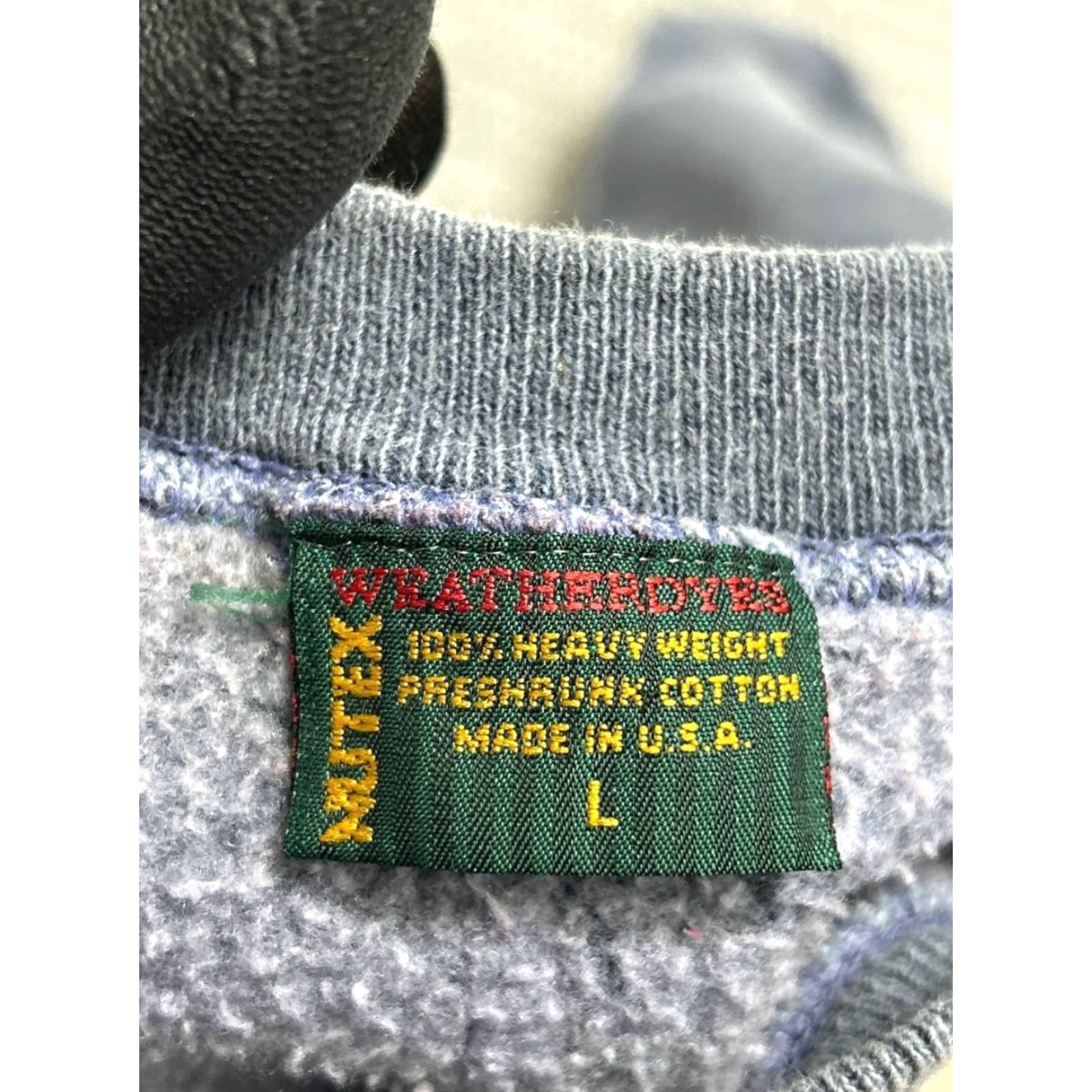 Vintage VTG Nutex Sweatshirt Mens Large Gray Philadelphia Crossed Oars Embroidered Lined Size US L / EU 52-54 / 3 - 6 Thumbnail