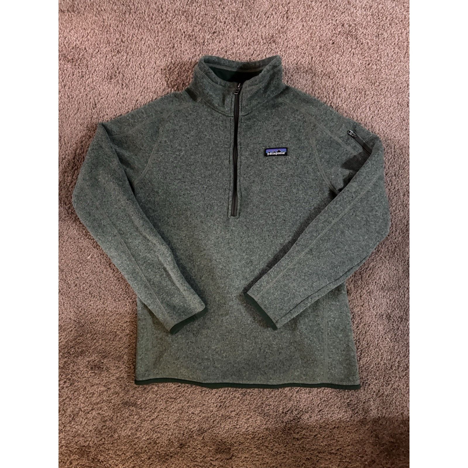 Patagonia Patagonia Women’s Forest Green Fleece Jacket Size Large Size L / US 10 / IT 46 - 1 Thumbnail