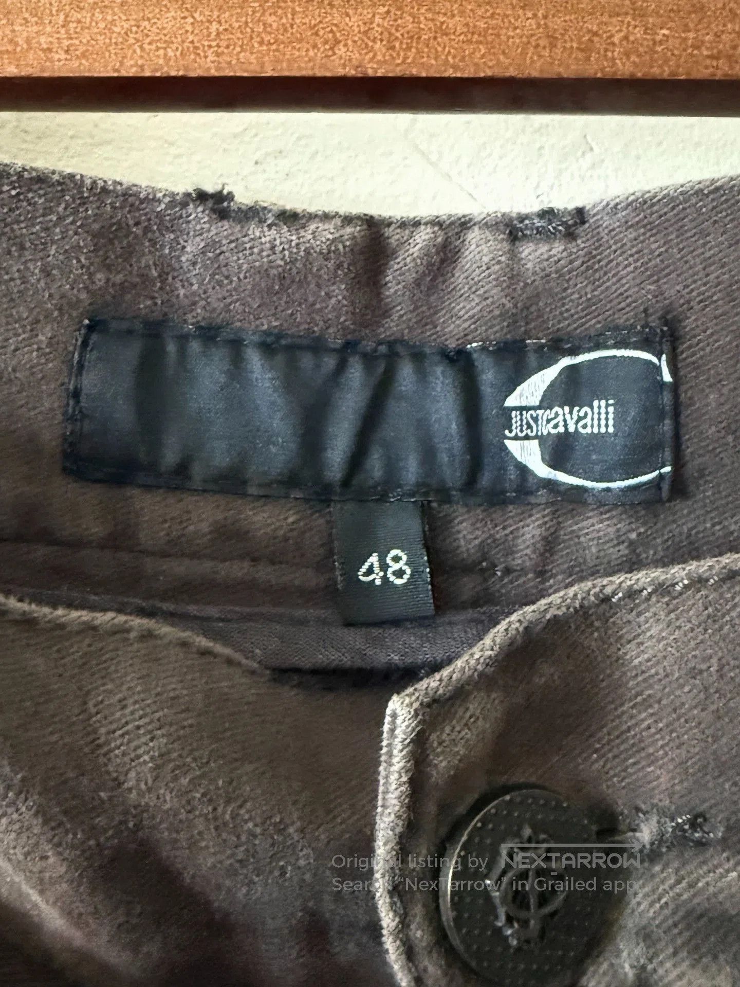 Just Cavalli Just Cavalli 00s Suede Washed Zip Pants. Size US 32 / EU 48 - 7 Thumbnail