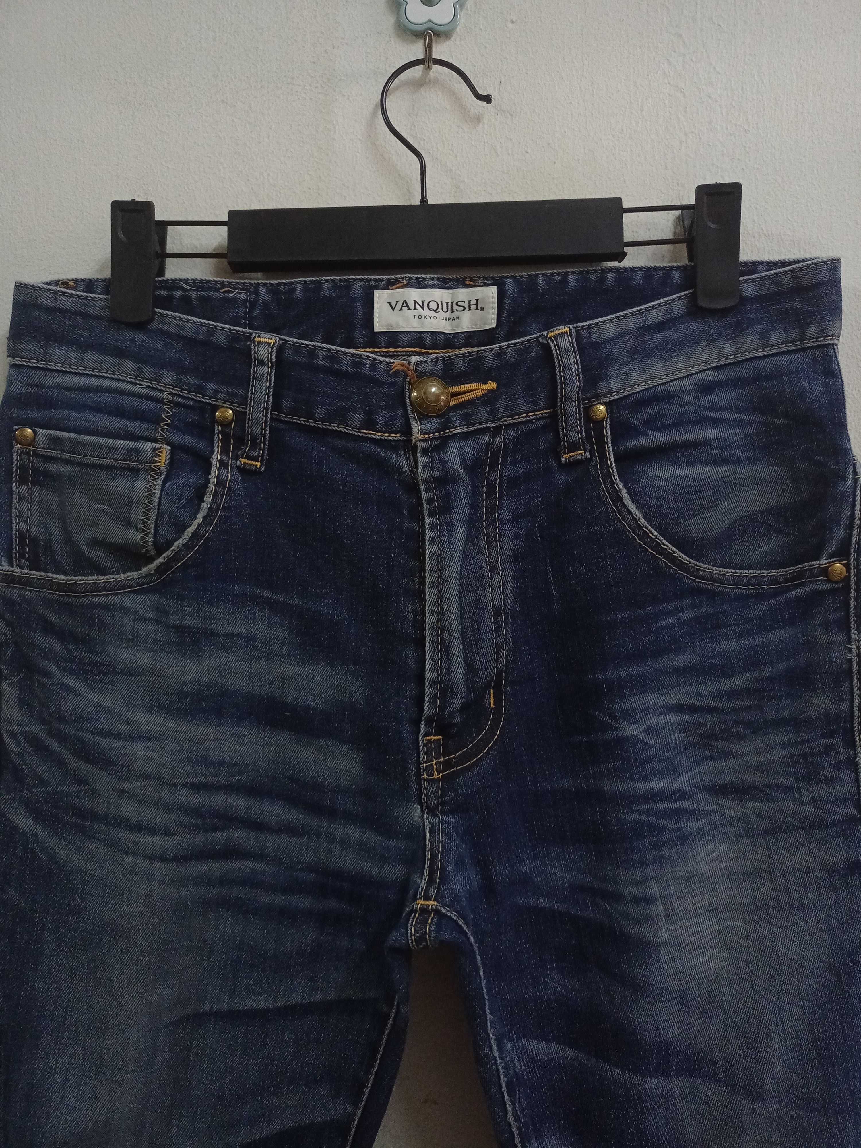 Japanese Brand × Vanquish Vintage Japanese Vanquish Skinny Punk Ripped Jeans 30x30 Size US 30 / EU 46 - 4 Thumbnail