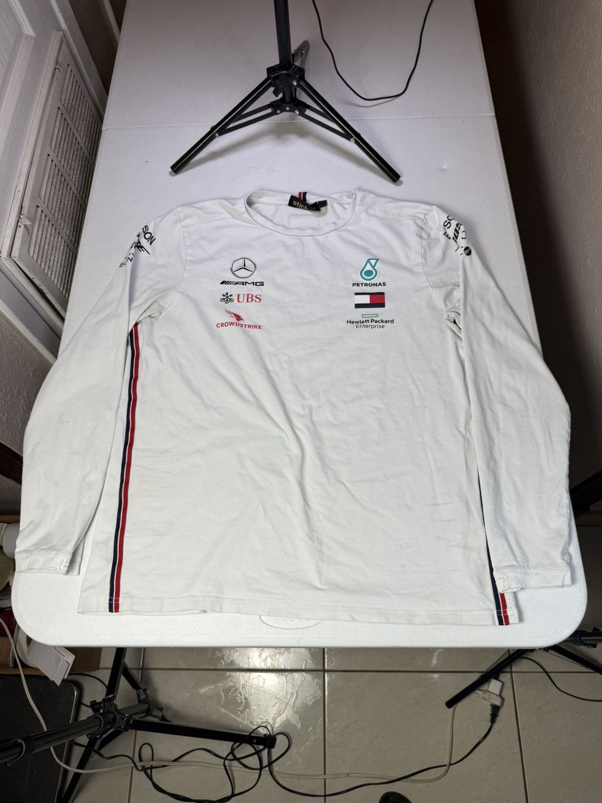 Mercedes-Benz MERCEDES AMG PETRONAS MOTORSPORT SHIRT JERSEY LONG Sz XL Size US XL / EU 56 / 4 - 1 Thumbnail