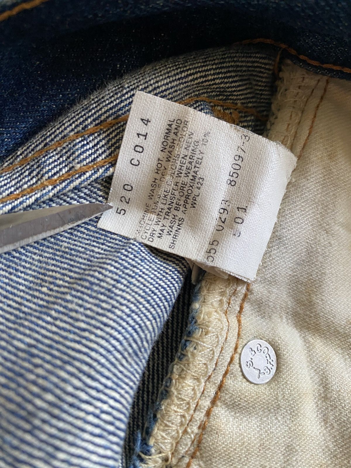 Levi's × Levi's Vintage Clothing × Vintage 🔥VTG LEVIS BIG E DENIM SELVEDGE USA Size US 30 / EU 46 - 13 Thumbnail