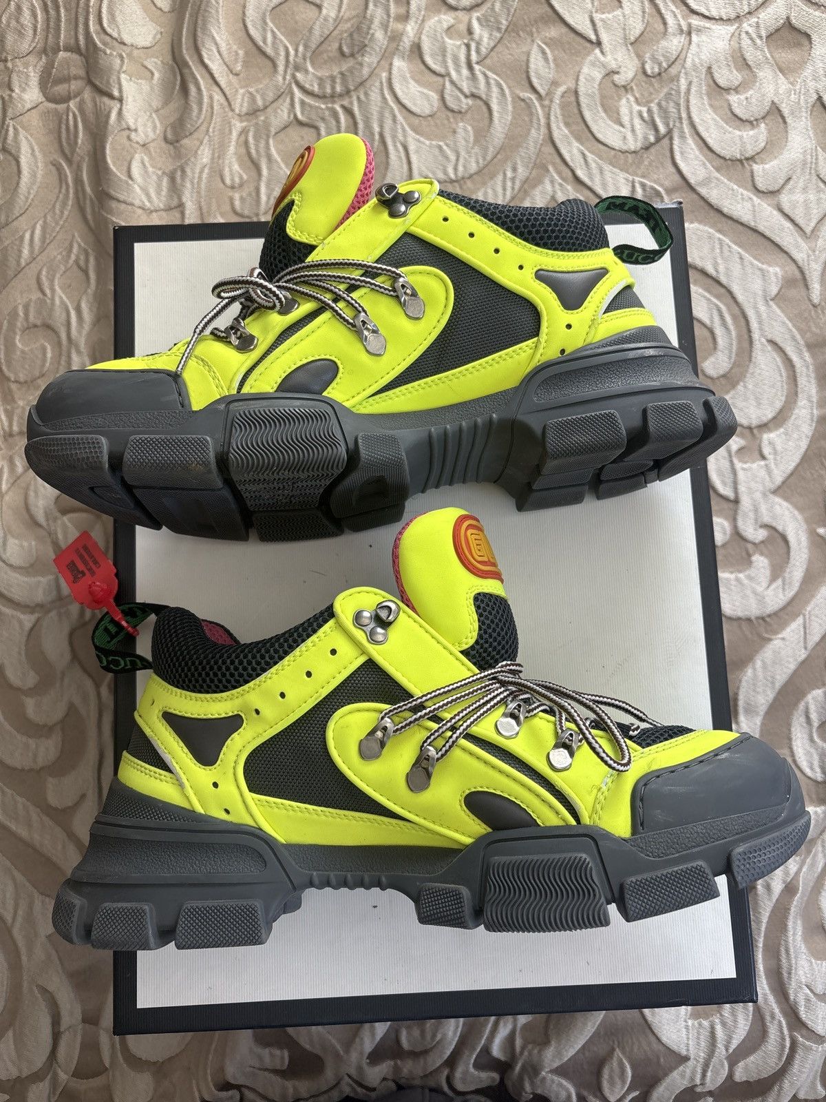 Gucci Gucci Flashtrek leather low trainers Size US 8 / EU 41 - 4 Thumbnail
