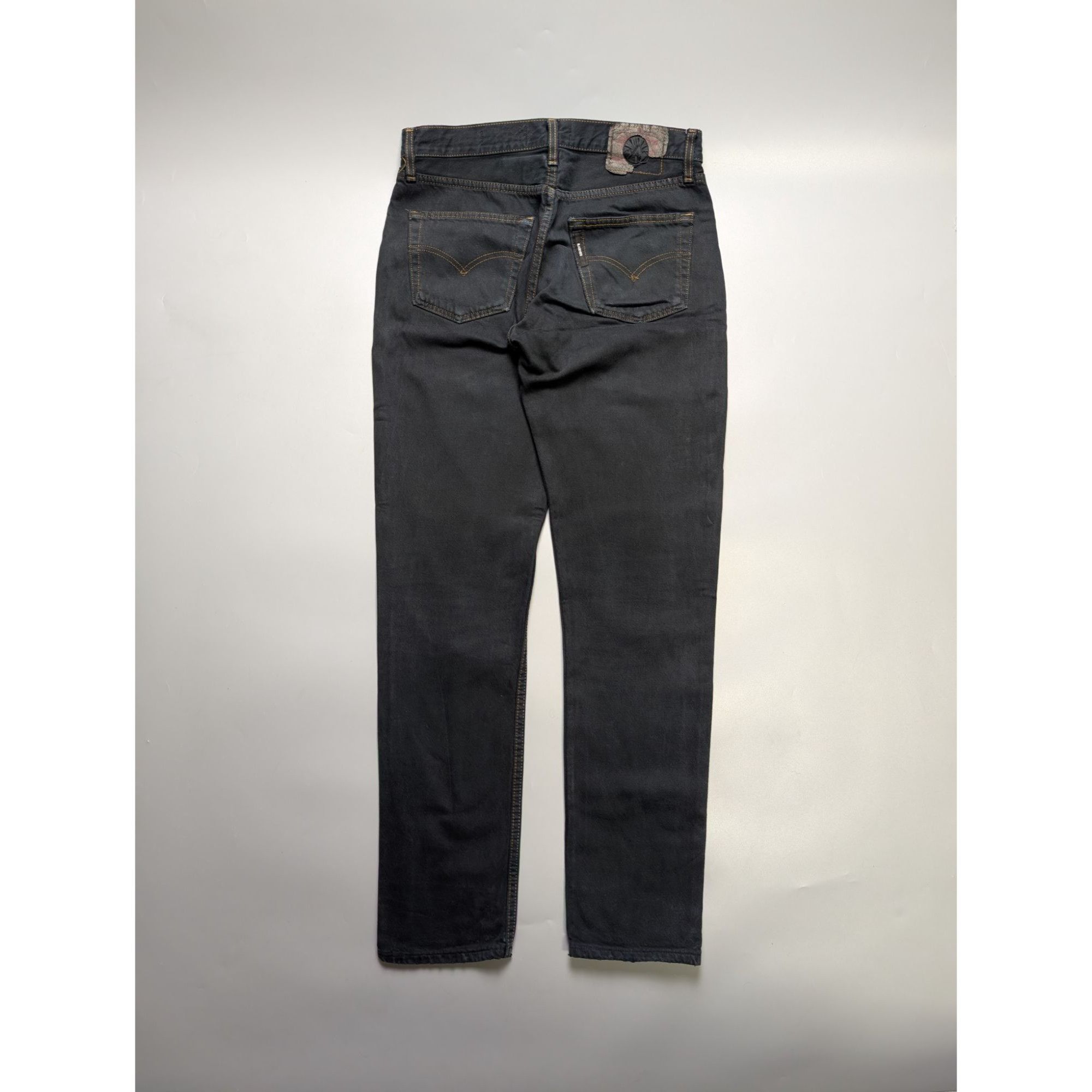 Levi's Levi's 501 Rework by Blackyoto Black Denim Jeans (Y1075) Size US 32 / EU 48 - 13 Thumbnail