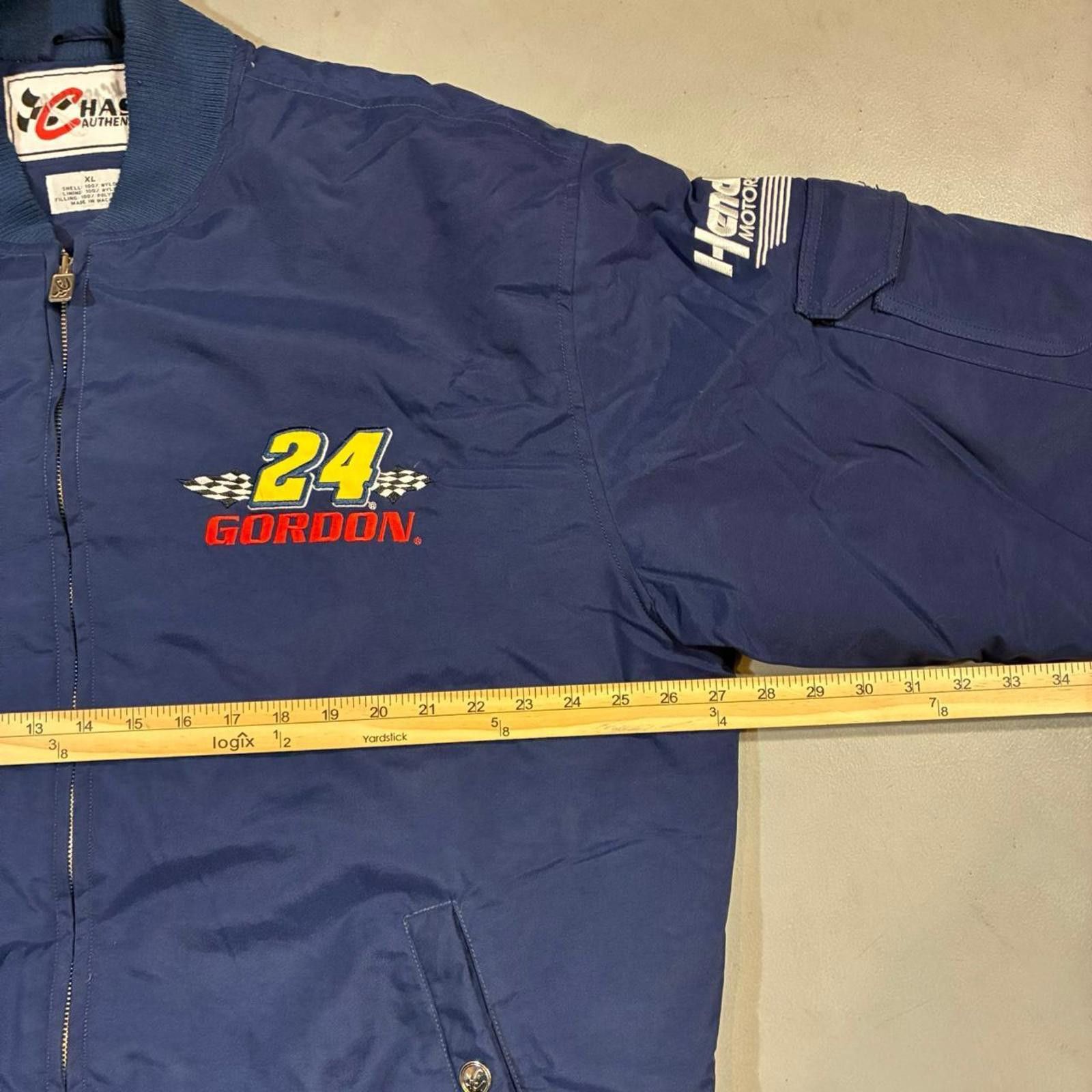 Chase Authentics Vintage Chase Authentic Jeff Gordon NASCAR Patched Bomber Size US XL / EU 56 / 4 - 7 Thumbnail
