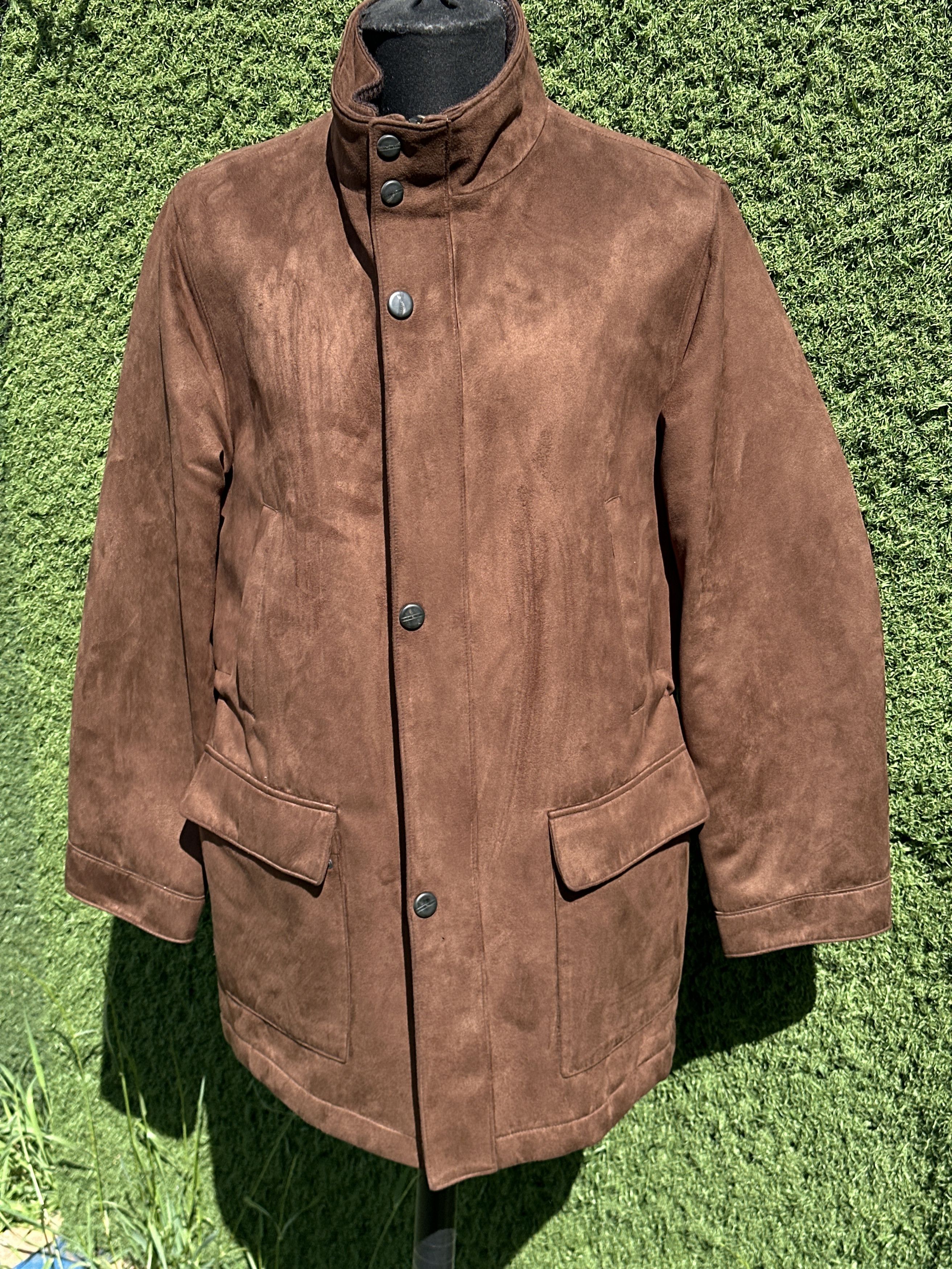 Corneliani Corneliani ID Suede Look Technical Field Jacket Coat 52 R Size US L / EU 52-54 / 3 - 1 Thumbnail