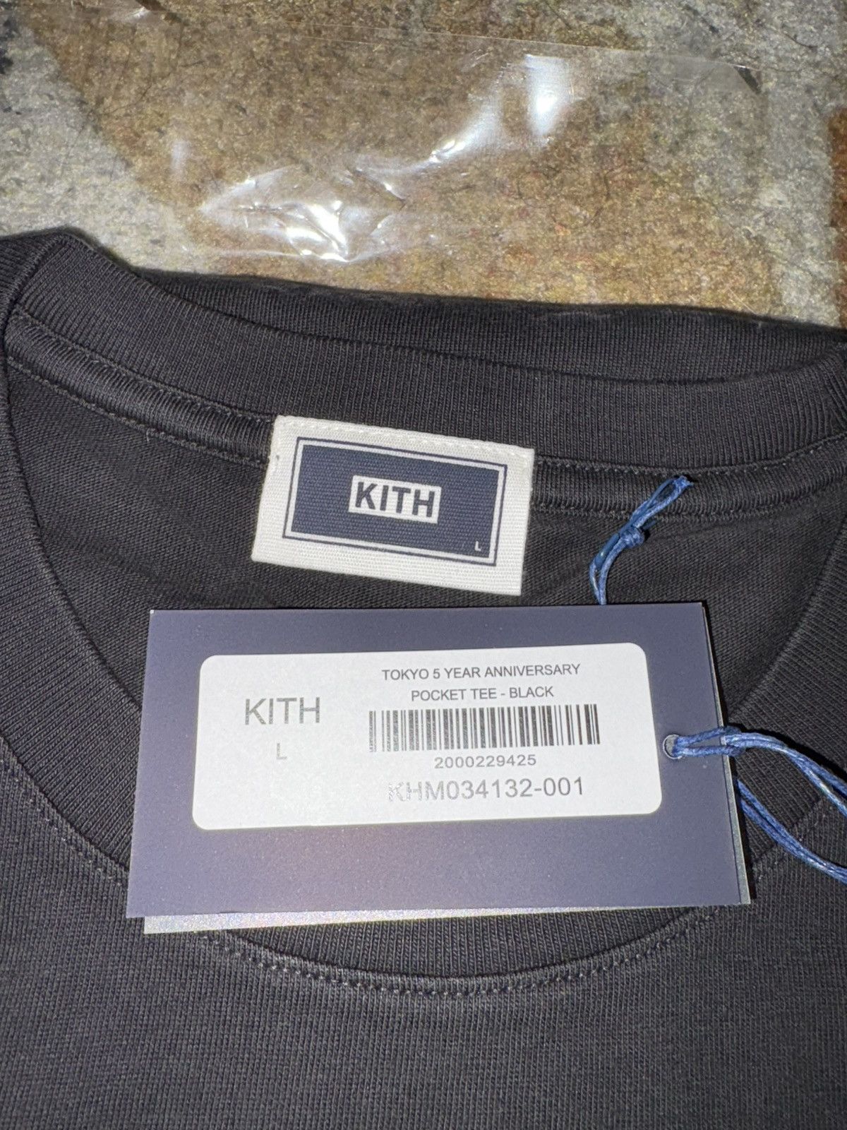 Kith Kith Tokyo 5 Year Anniversary Pocket Tee Black Size US L / EU 52-54 / 3 - 4 Thumbnail