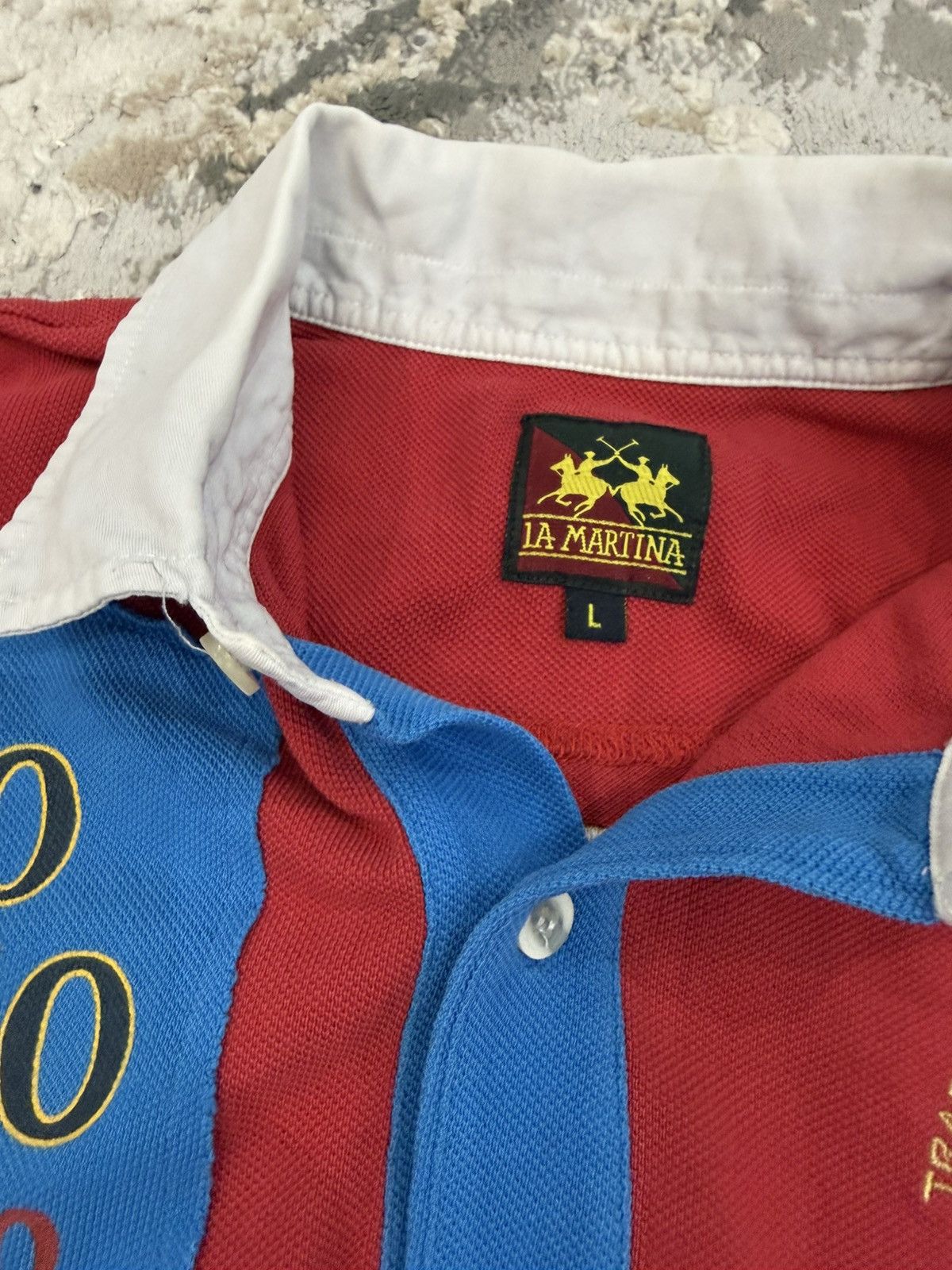 La Martina La Martina Longsleeve Ambrosiano Milano Polo Club L Arhivio Size US L / EU 52-54 / 3 - 7 Thumbnail