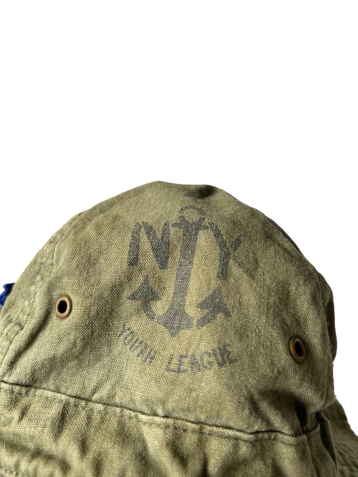 Japanese Brand × Kapital × Vintage DENIM DUNGAREE VINTAGE BUCKET HATS MADE IN JAPAN🎌 Size ONE SIZE - 6 Thumbnail