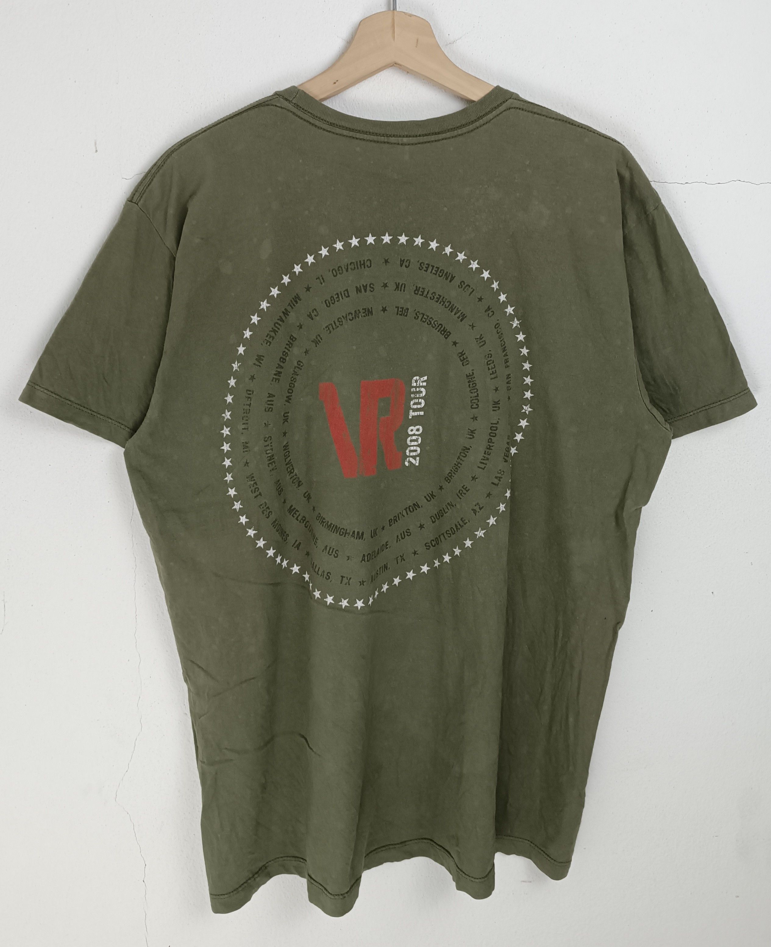 Band Tees THRASH FADED VINTAGE '08 VELVET REVOLVER TOUR TEE Size US L / EU 52-54 / 3 - 4 Thumbnail