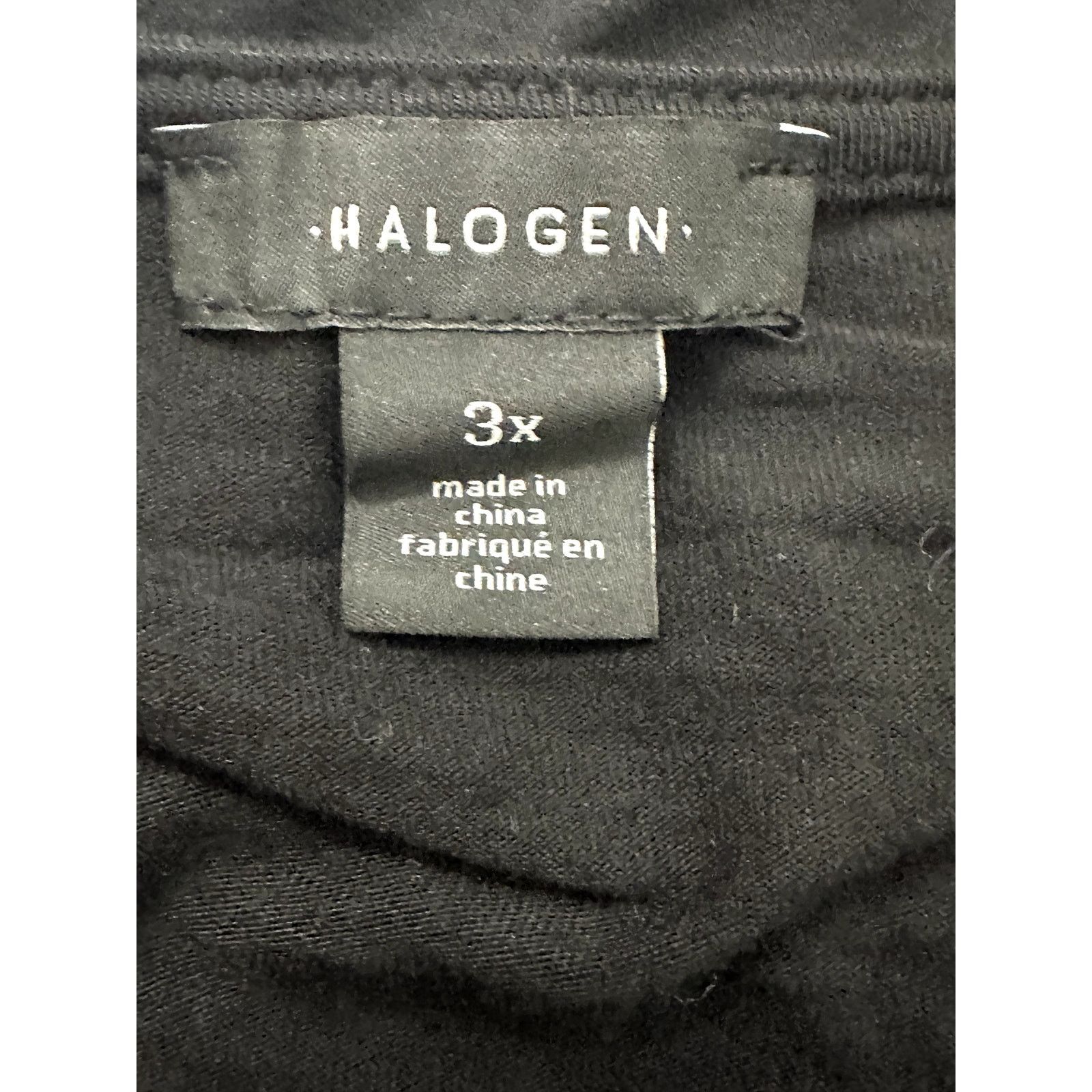 Other Halogen Tank Top Cowl Neck Ruched Side Black Plus 3X NWOT Size 3XL / US 20-22 - 8 Thumbnail