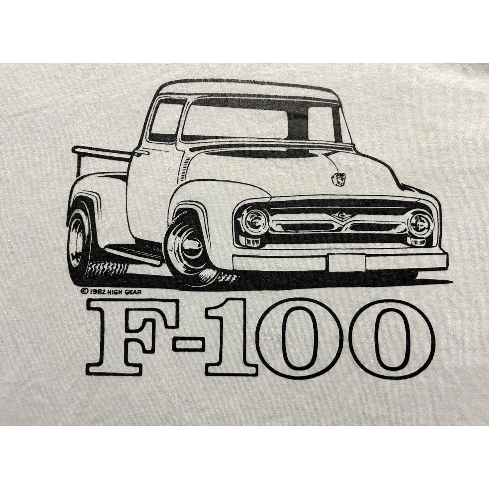 Ford VTG 1982 F-100 Ford 1950’s Pick Up Truck Mens T Shirt L White Single Stitch Size US L / EU 52-54 / 3 - 4 Thumbnail