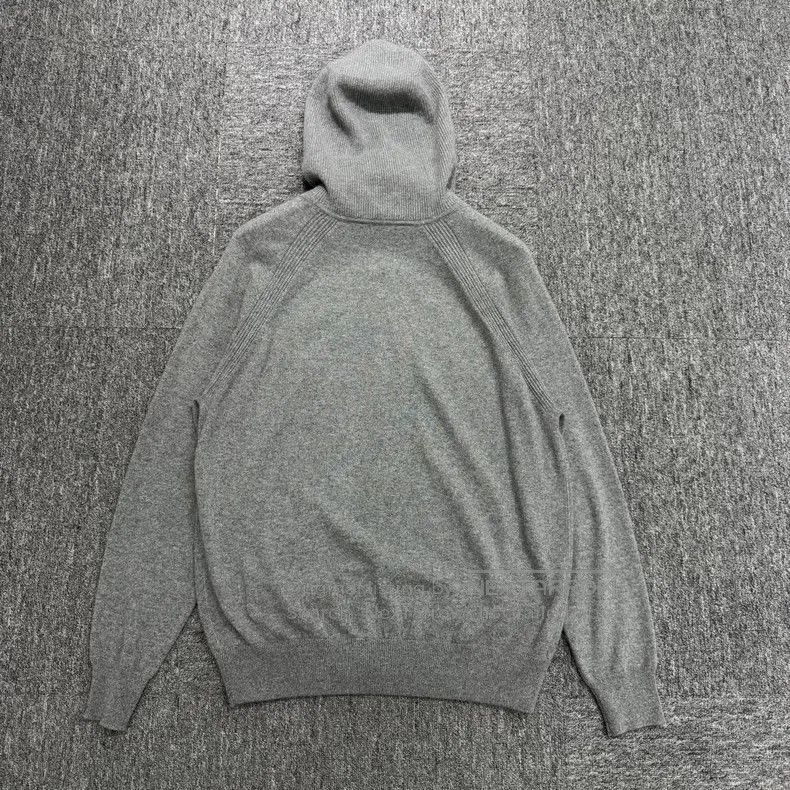 Loro Piana Loro Piana Gray Cashmere Hoodie. Size US L / EU 52-54 / 3 - 5 Thumbnail