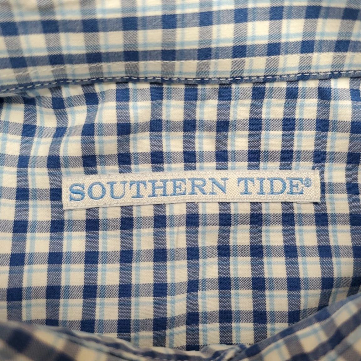 Southern Tide Southern Tide Shirt Mens M Blue Plaid Woven Long Sleeve Button-Down Preppy Casual Size US M / EU 48-50 / 2 - 6 Thumbnail