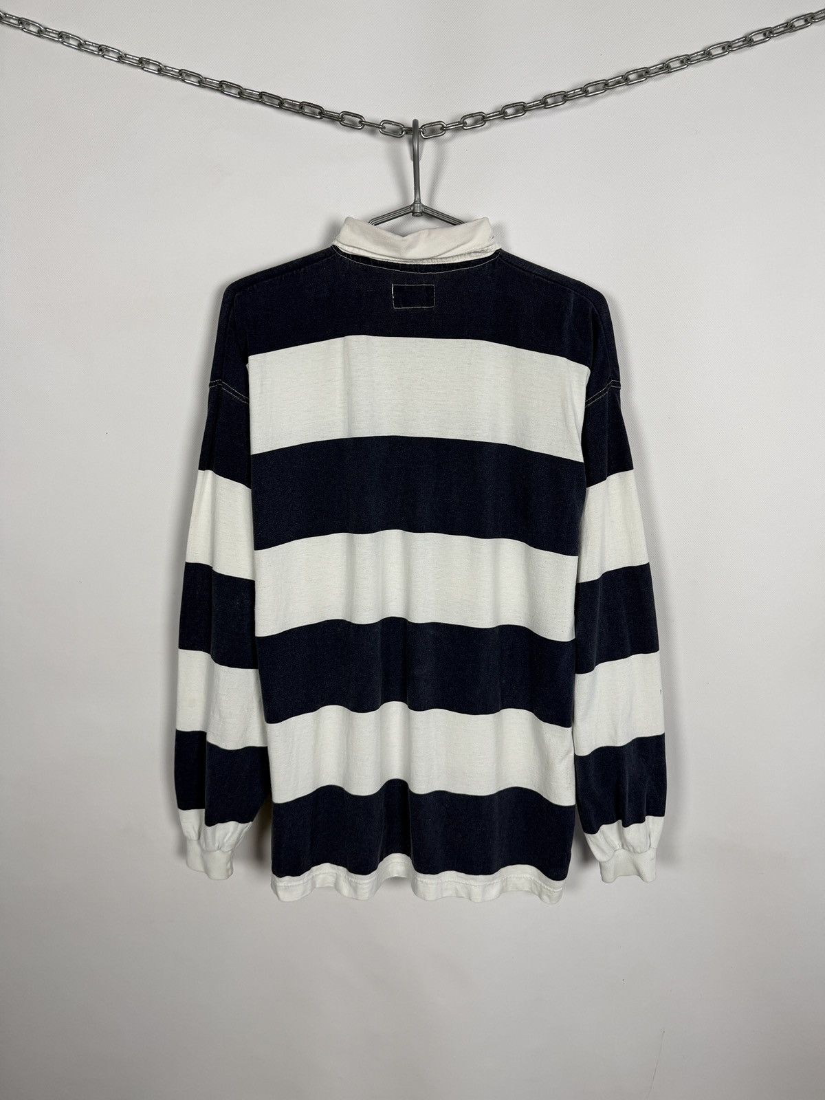 Levi's Vintage Clothing Vintage 90s Levi’s Long Sleeve Striped Polo Shirt Rugby Sz M Size US M / EU 48-50 / 2 - 9 Thumbnail
