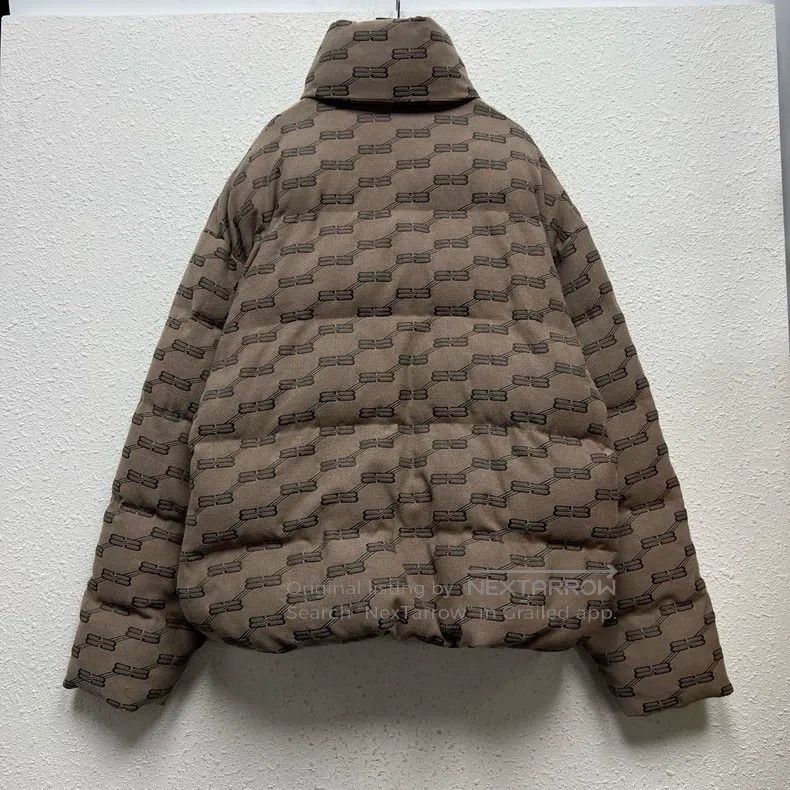 Balenciaga Balenciaga Double B Embroidered Printed Cotton Jacket Size US M / EU 48-50 / 2 - 2 Thumbnail