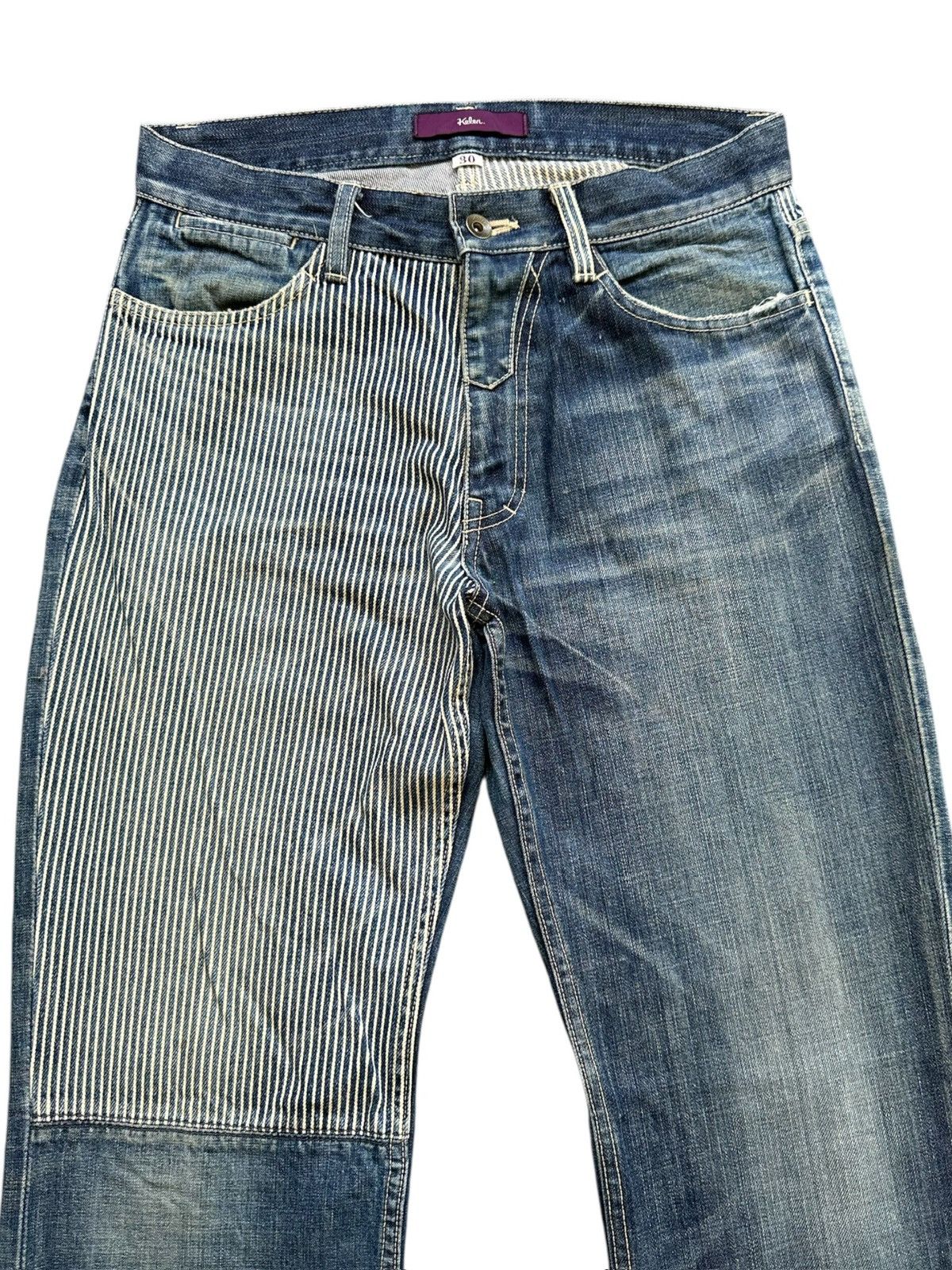 Japanese Brand Y2k KELEN Japan patchwork vintage style jeans Size US 30 / EU 46 - 4 Thumbnail