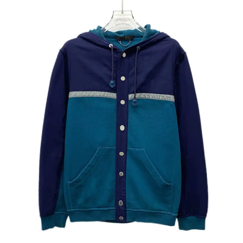 Louis Vuitton Louis Vuitton Women's XS Blue Cotton Jacket 0089 Size XS / US 0-2 / IT 36-38 - 1 Thumbnail