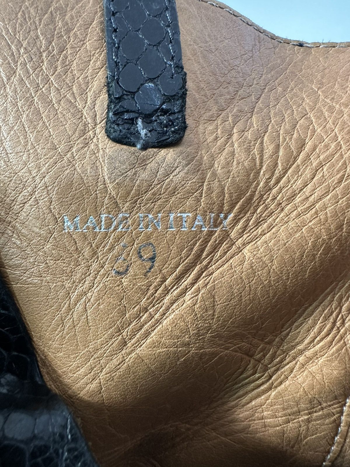 Maison Margiela MARTIN MARGIELA SNAKESKIN ANKLE BOOTS SIZE 39 EU 7.5 US Size US 7 / EU 40 - 6 Thumbnail