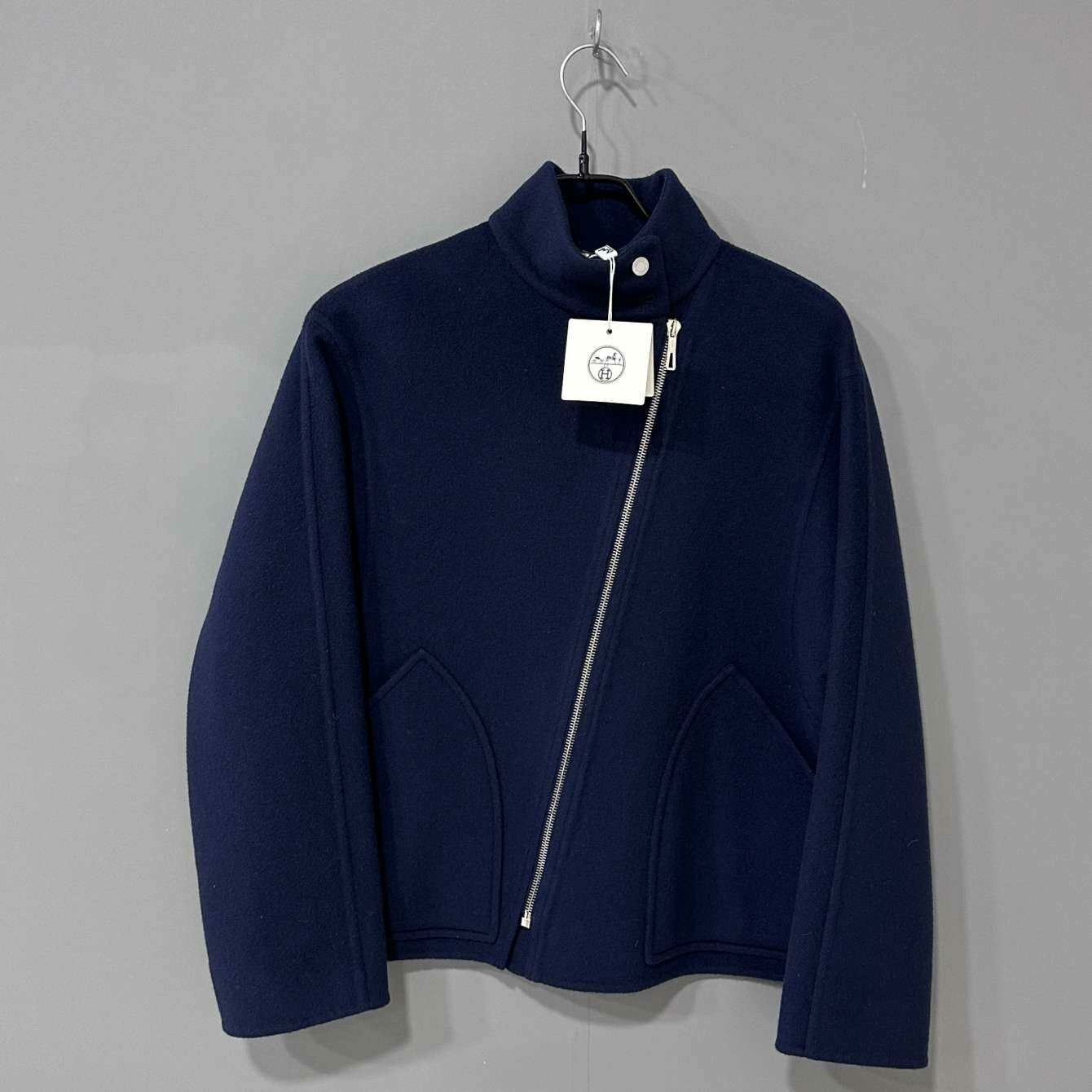 Hermes Hermes Blue Jacket it_34 Women Size XXS / US 00 / IT 34 - 1 Thumbnail
