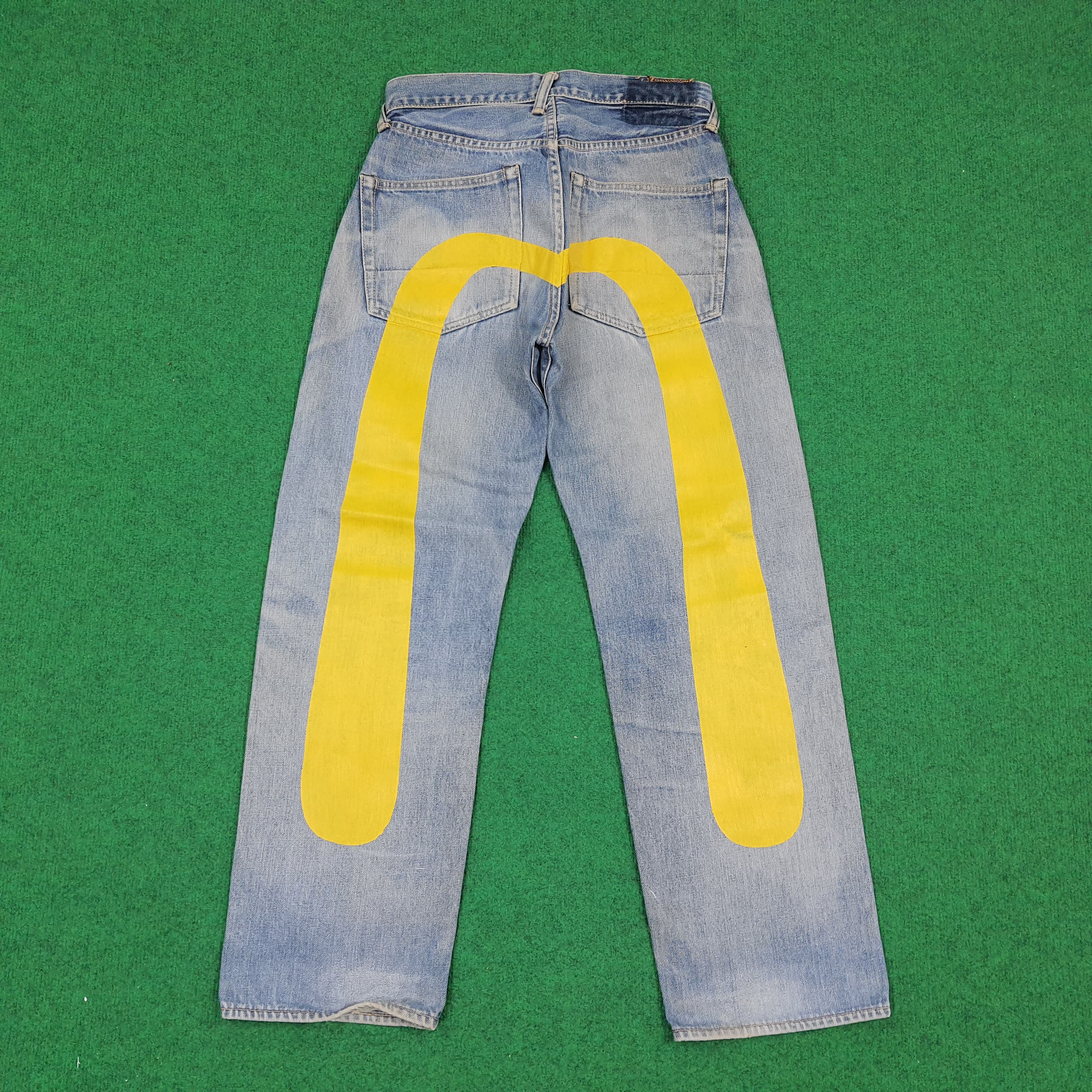 Evisu × Japanese Brand × Vintage Vintage Evisu Selvedge Japan Brand Custom Daicock Jeans Size US 27 - 1 Thumbnail