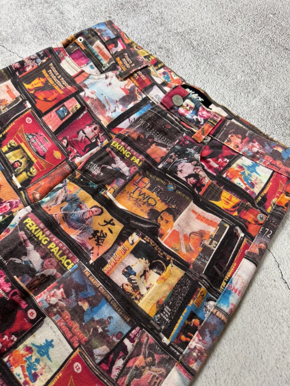 Palace Palace all over print denim pecking trousers streetwear Rare Size US 32 / EU 48 - 4 Thumbnail