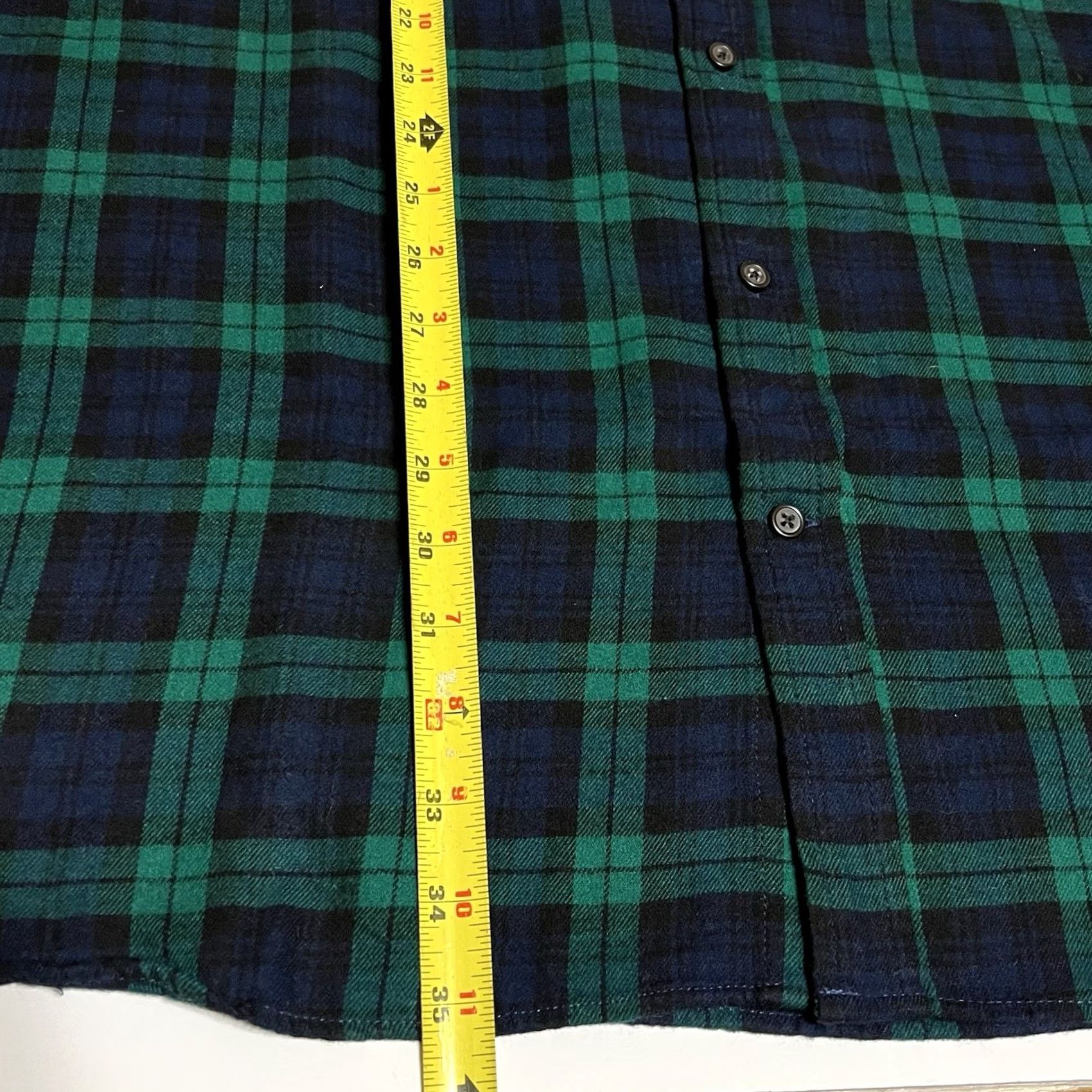 Vintage St. John's Bay Shirt Mens 4XLT Flannel Button-Up Green Plaid Big & Tall Classic Fit Easy Care Pockets Size US XXL / EU 58 / 5 - 5 Thumbnail