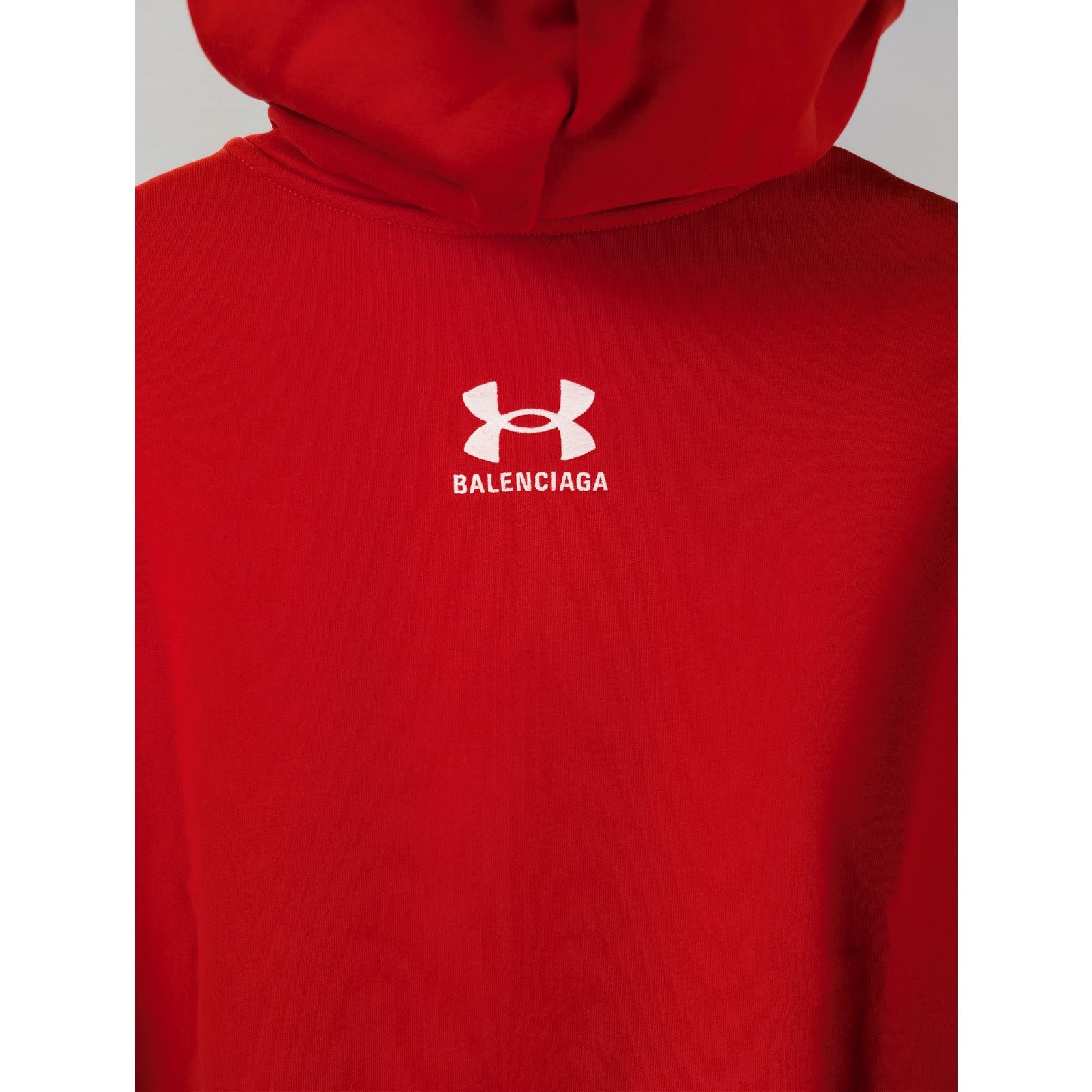Balenciaga × Under Armour o1rshd1 Zip up Hoodie in Red Size US S / EU 44-46 / 1 - 15 Thumbnail