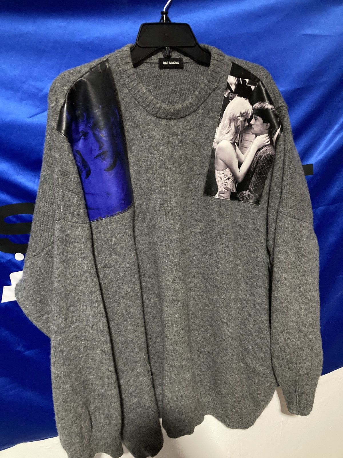 Raf Simons Raf simons Blue velvet knit Size US S / EU 44-46 / 1 - 1 Thumbnail