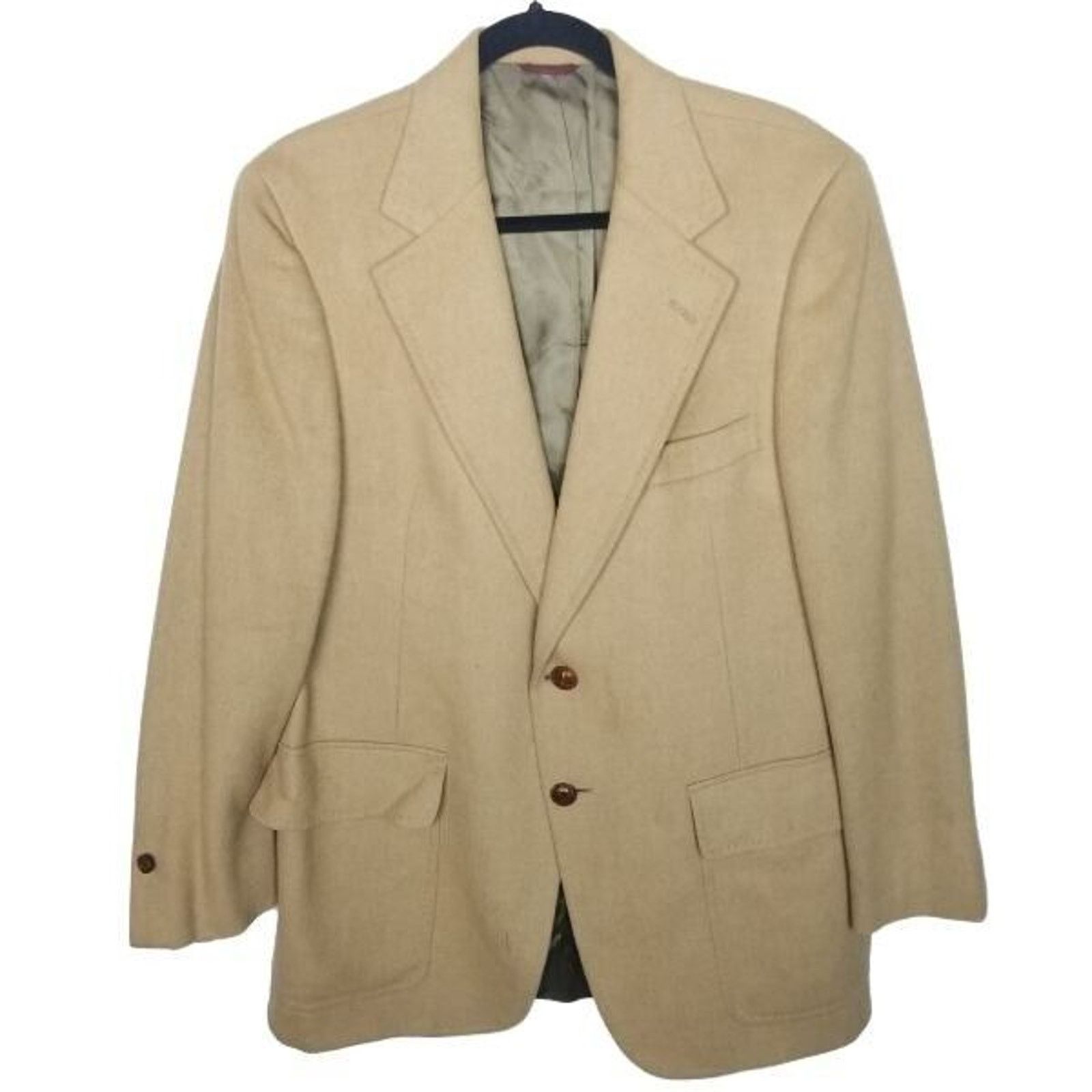 Hart Schaffner Marx Vintage Hart Schaffner & Marx Camel Hair Blazer Sport Coat Size 42R - 1 Thumbnail