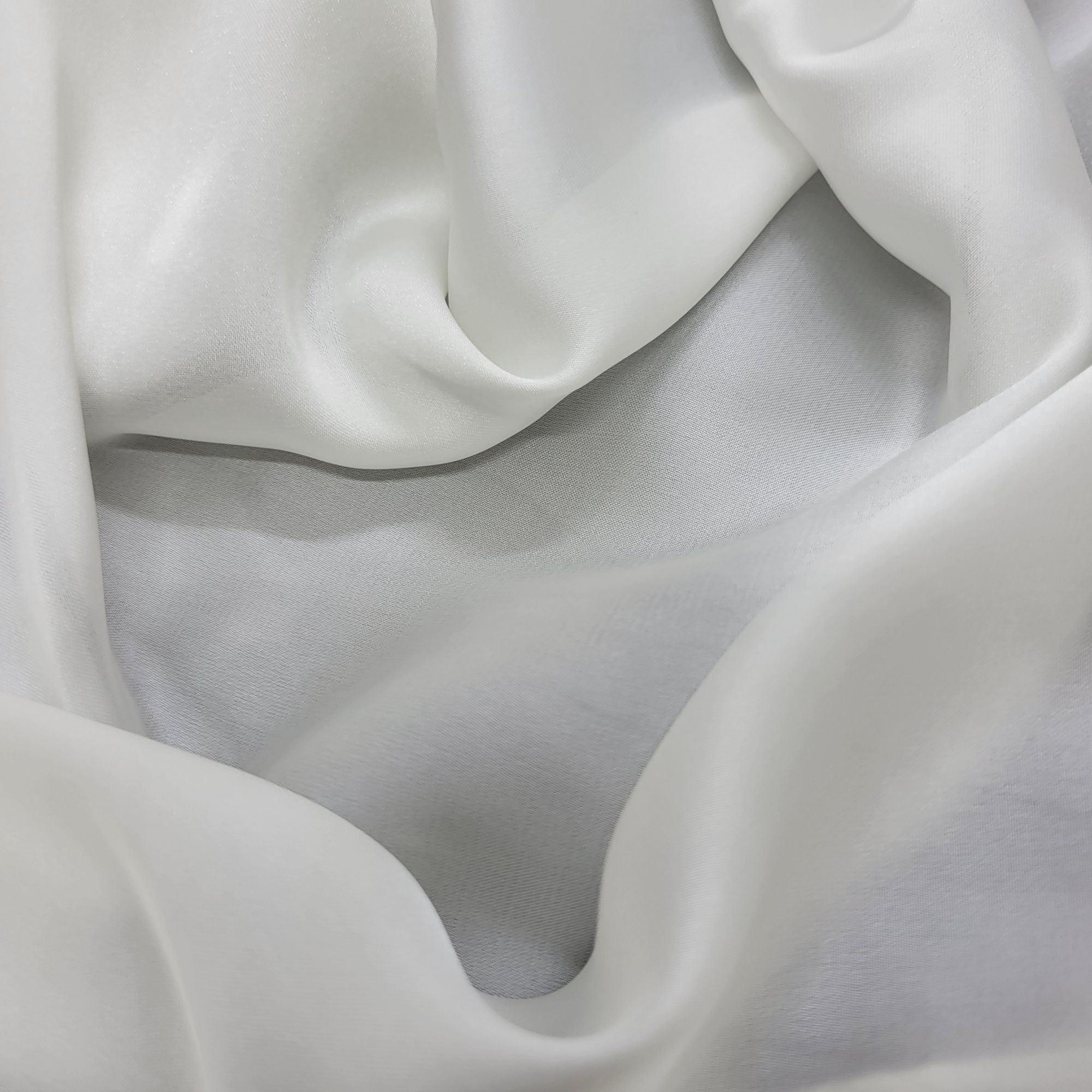 Other ✨✨Elegant Bandana Square Silky Scarf White Solid Soft Wrap V Size ONE SIZE - 3 Thumbnail