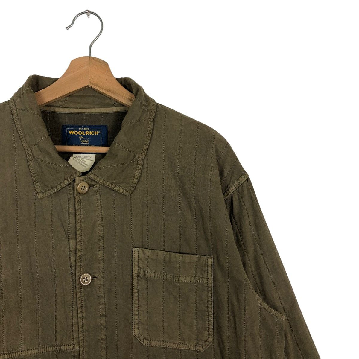 Vintage × Woolrich Woolen Mills 🔥Rich Brown - Cargo Inspector Chore Work Jacket Woolrich Size US M / EU 48-50 / 2 - 8 Thumbnail