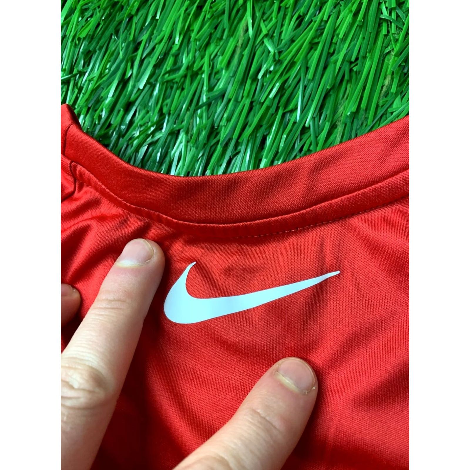 Nike Nike Swim Dri-Fit Shirt Jersey T-Shirt - Short Sleeve - Red - Size L - Men - Classic Fit - Shirt Size US L / EU 52-54 / 3 - 8 Thumbnail