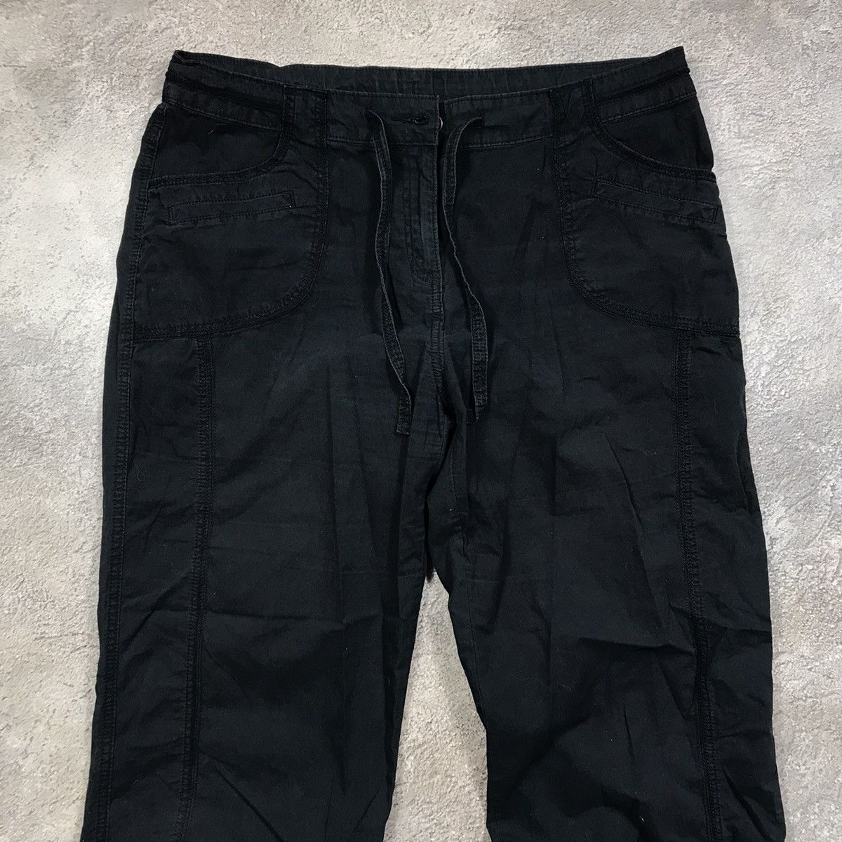 Vintage Vintage Y2K Baggy Cargo Pants Distressed Streetwear Logo 33 Size 33" - 2 Thumbnail